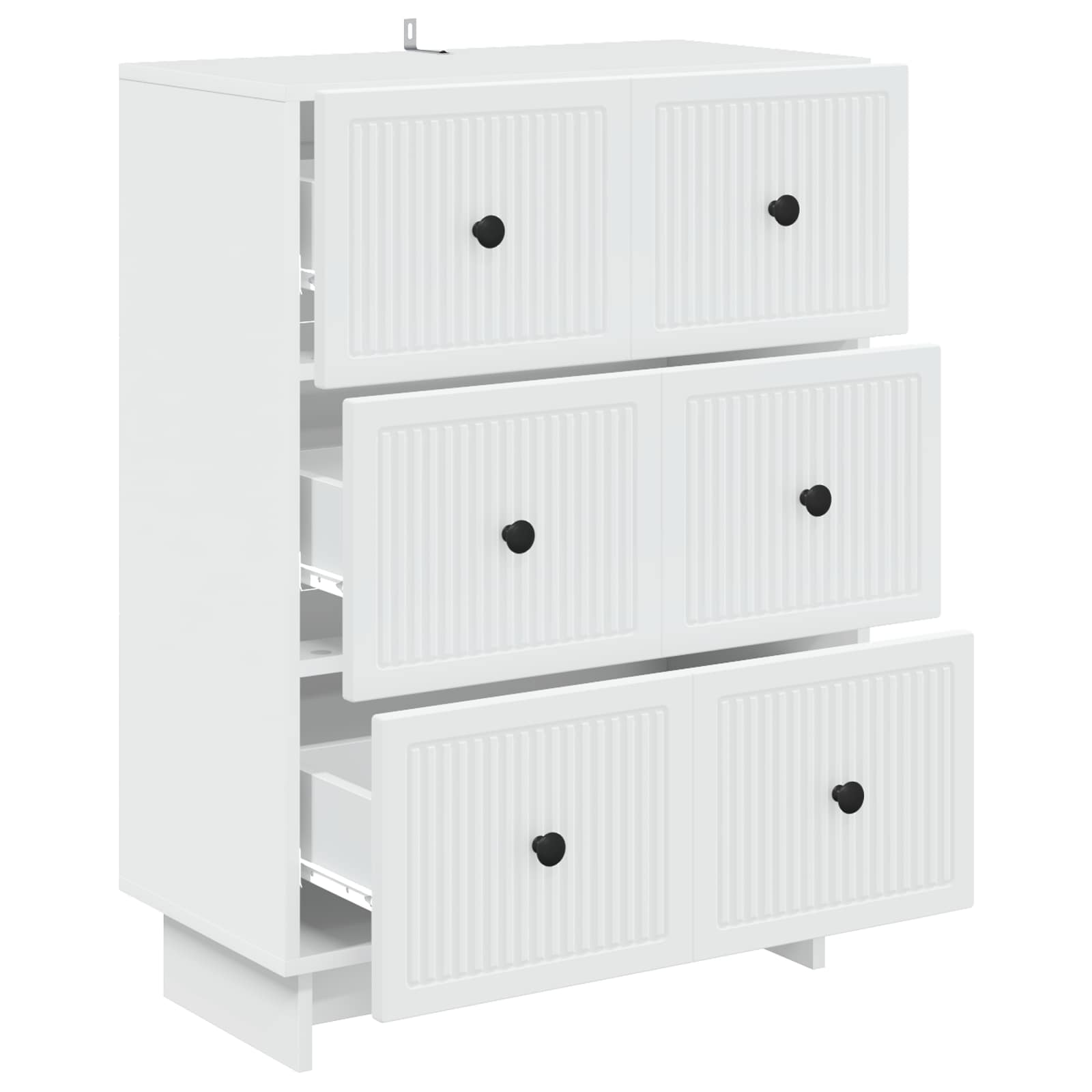 Armoire à tiroirs Blanc 66 x 34,5 x 90 cm Bois d'ingénierie - XIOS