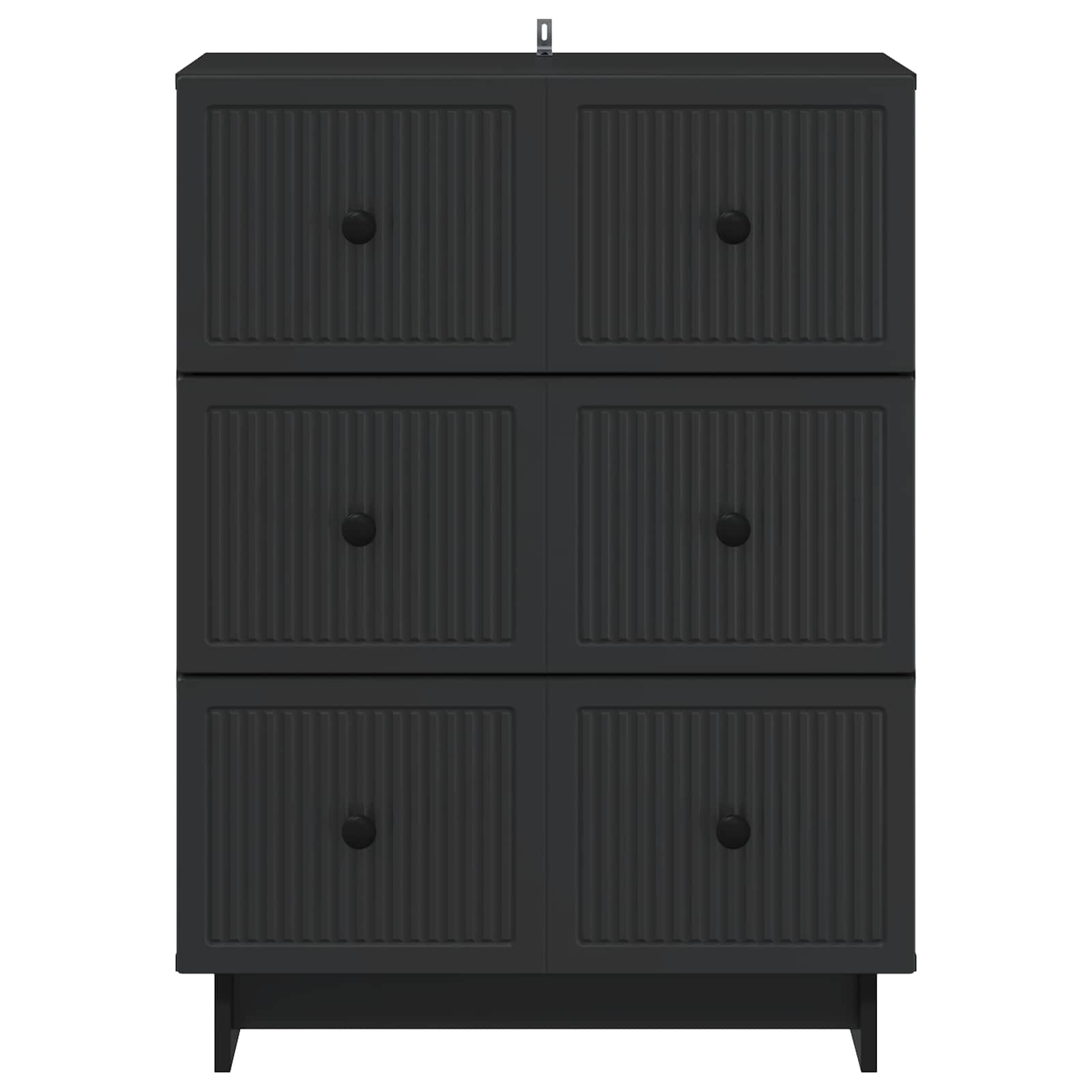 Armoire à tiroirs Noir 66 x 34,5 x 90 cm Bois d'ingénierie - XIOS