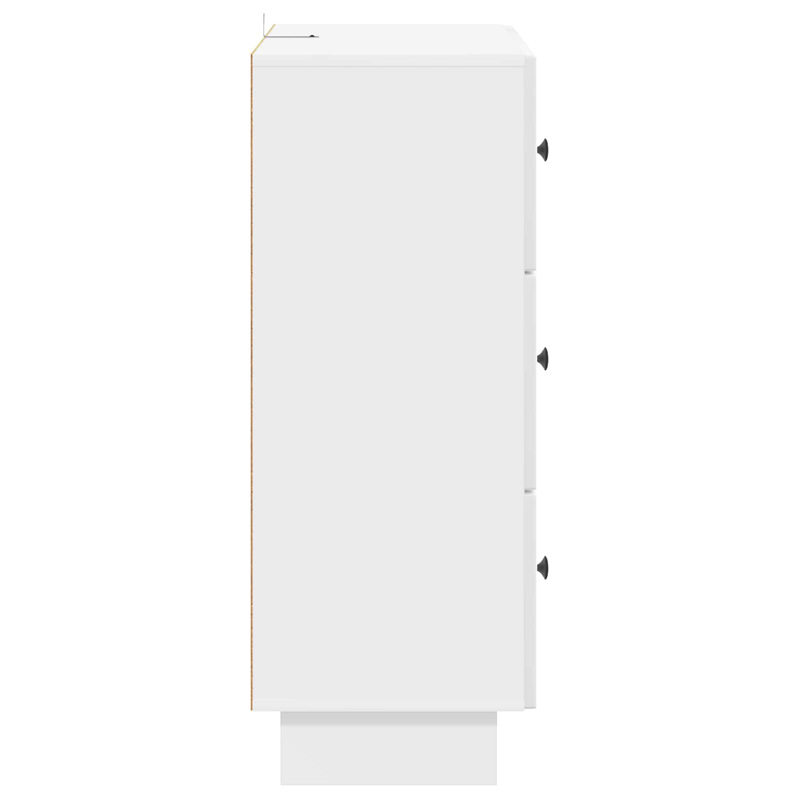 Armoire à tiroirs Blanc brillant 66 x 34,5 x 90 cm - XIOS
