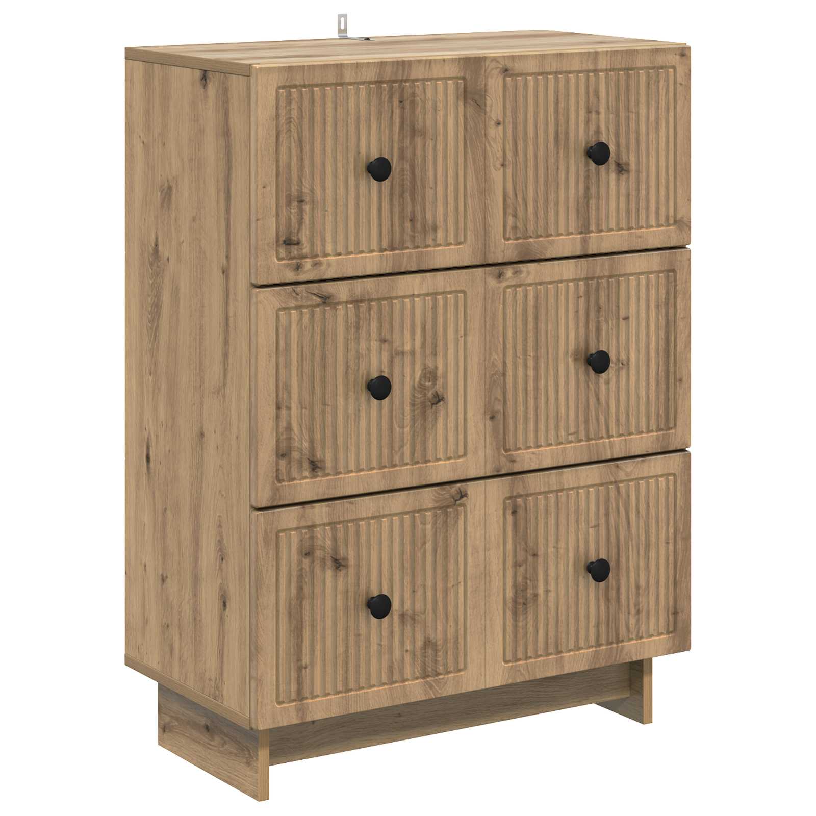 Armoire à tiroirs Chêne artisanal 66 x 34,5 x 90 cm - XIOS