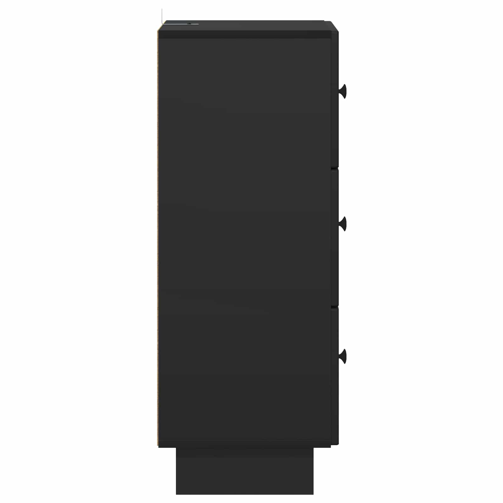 Armoire à tiroirs Noir 33 x 34,5 x 90 cm Bois d'ingénierie - XIOS