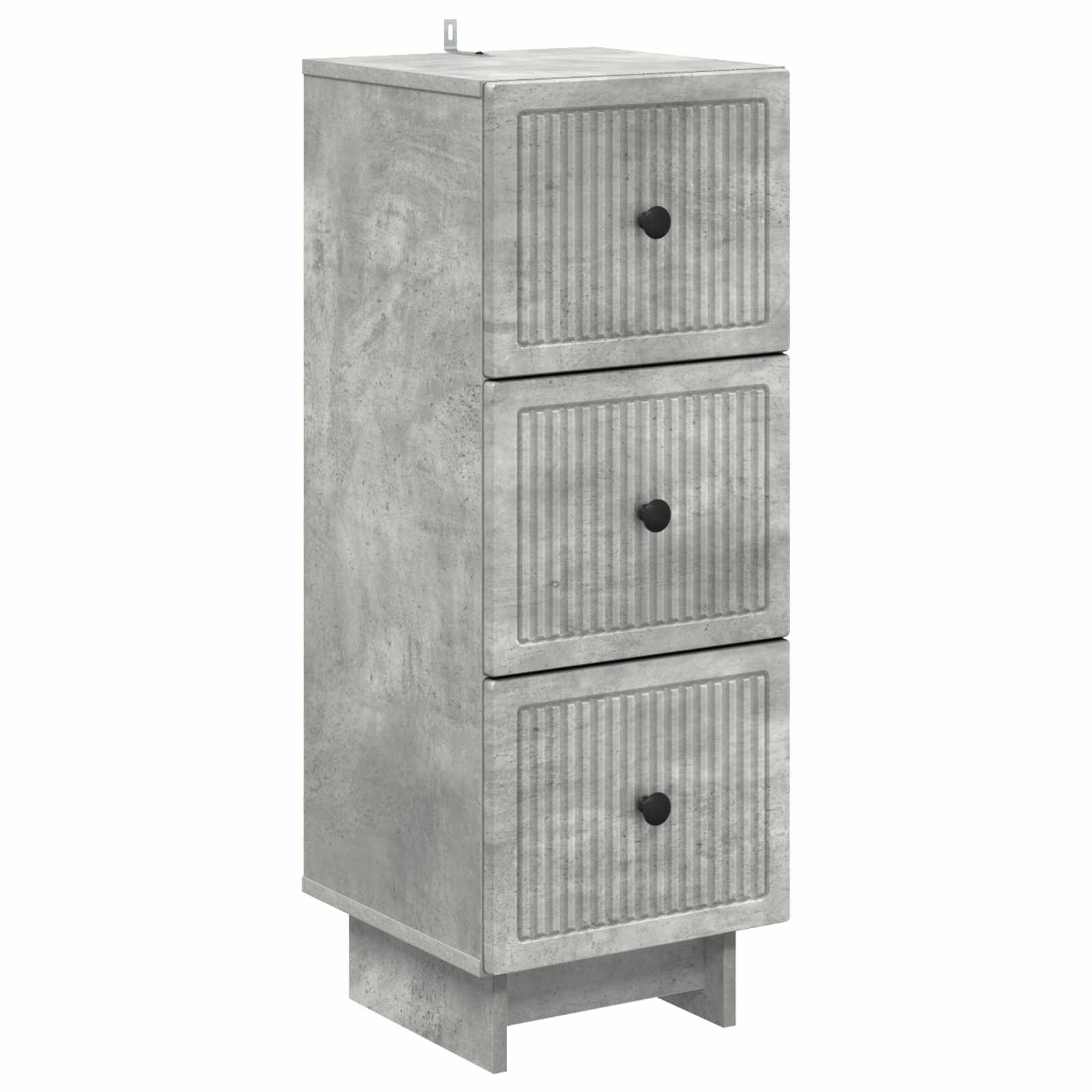 Armoire à tiroirs Gris béton 33 x 34,5 x 90 cm - XIOS