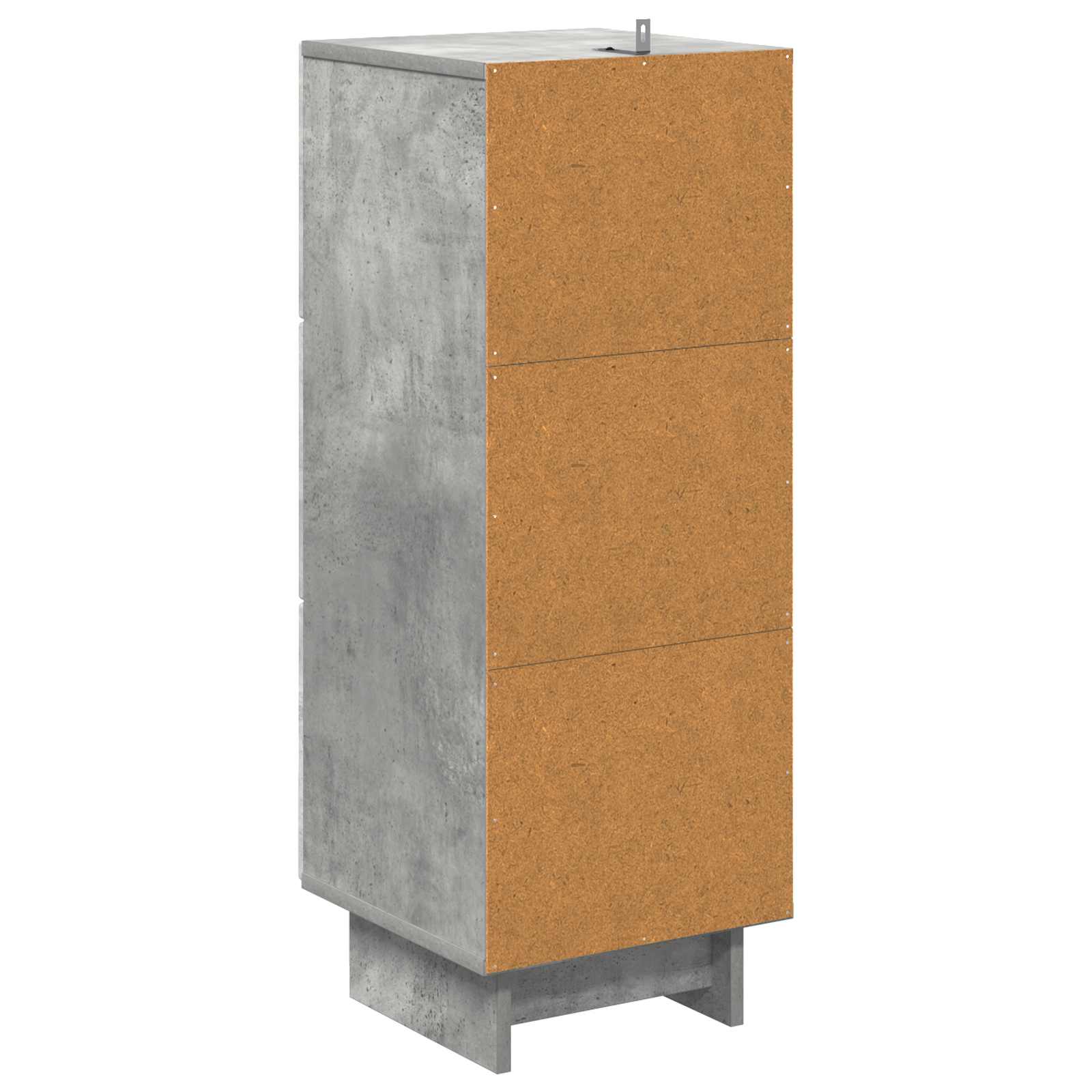 Armoire à tiroirs Gris béton 33 x 34,5 x 90 cm - XIOS