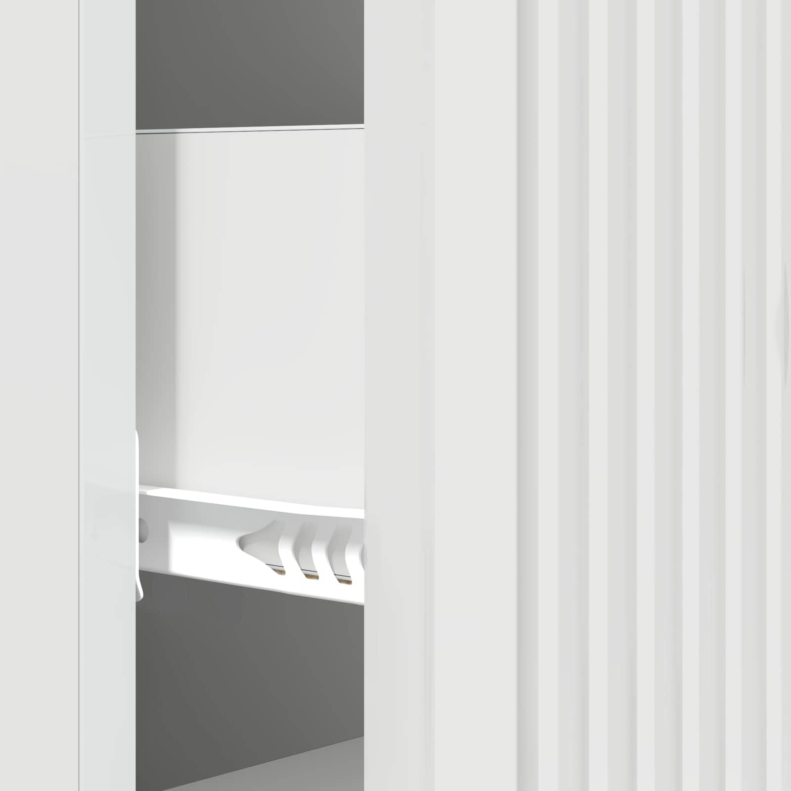 Armoire à tiroirs Blanc brillant 33 x 34,5 x 90 cm - XIOS