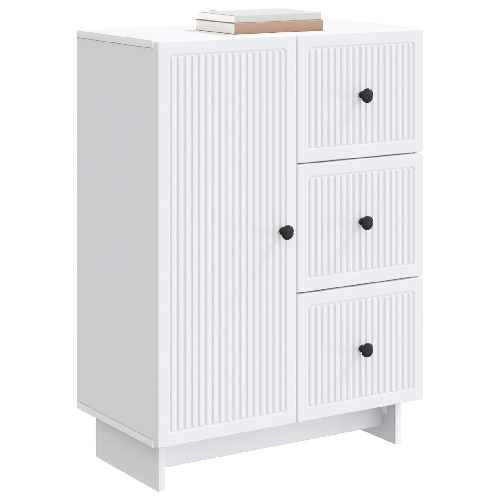 Buffet avec tiroir Blanc 66 x 34,5 x 90 cm Bois d'ingénierie - XIOS