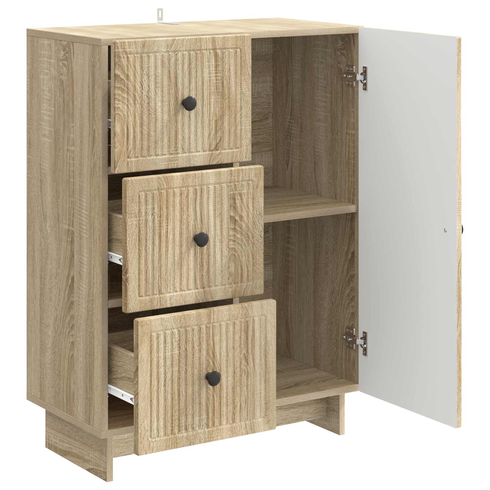 Buffet Chêne Sonoma 66 x 34,5 x 90 cm Bois d'ingénierie - XIOS