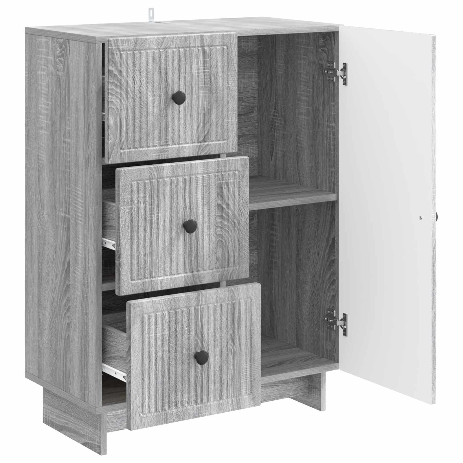 Buffet Sonoma gris 66 x 34,5 x 90 cm Bois d'ingénierie - XIOS