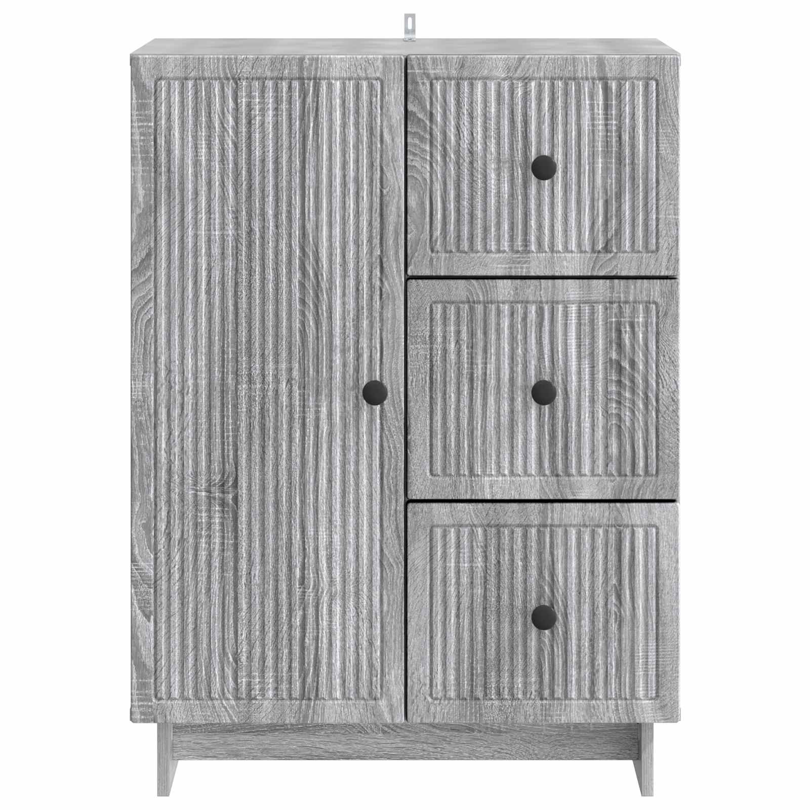 Buffet Sonoma gris 66 x 34,5 x 90 cm Bois d'ingénierie - XIOS