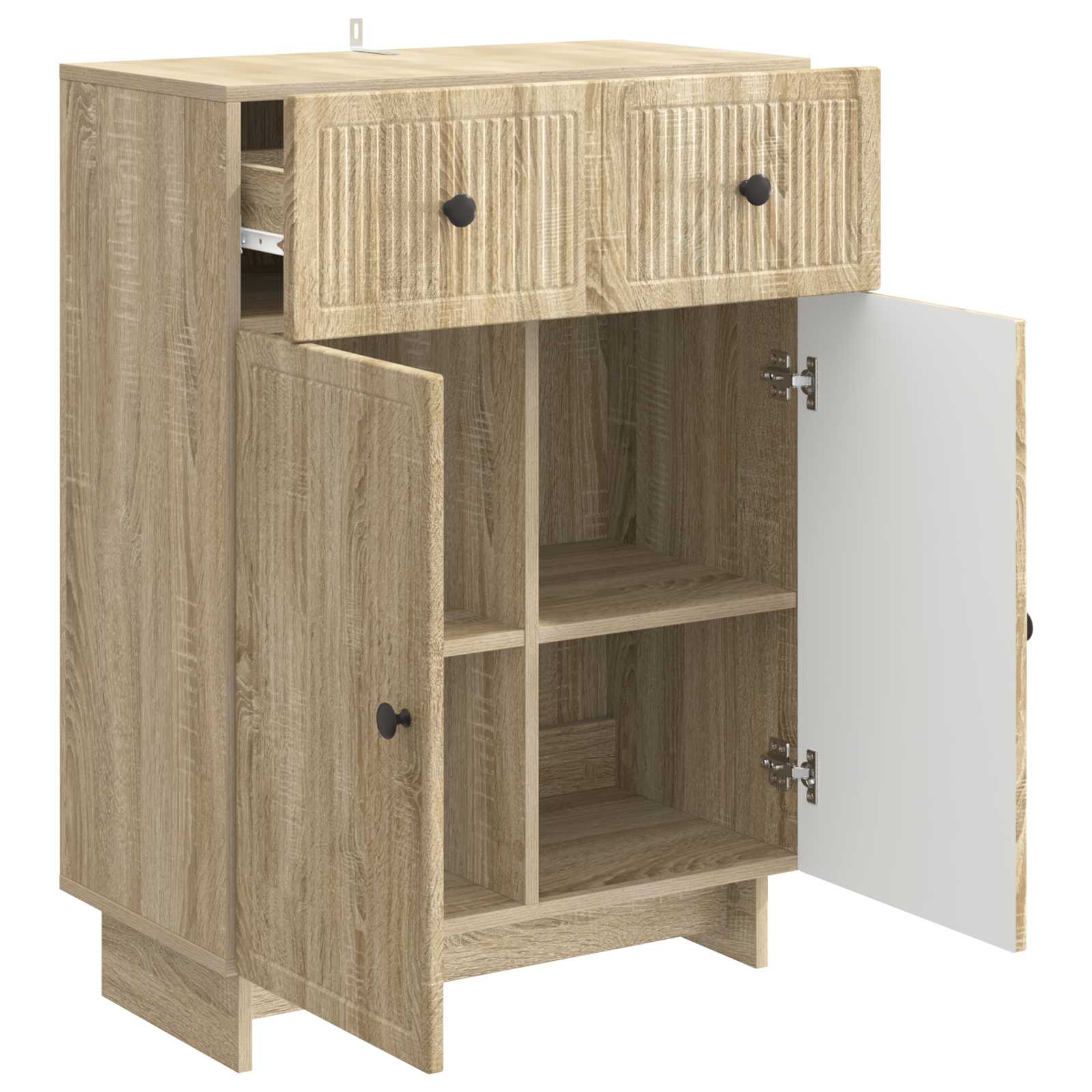 Buffet Chêne Sonoma 66 x 34,5 x 90 cm Bois d'ingénierie - XIOS