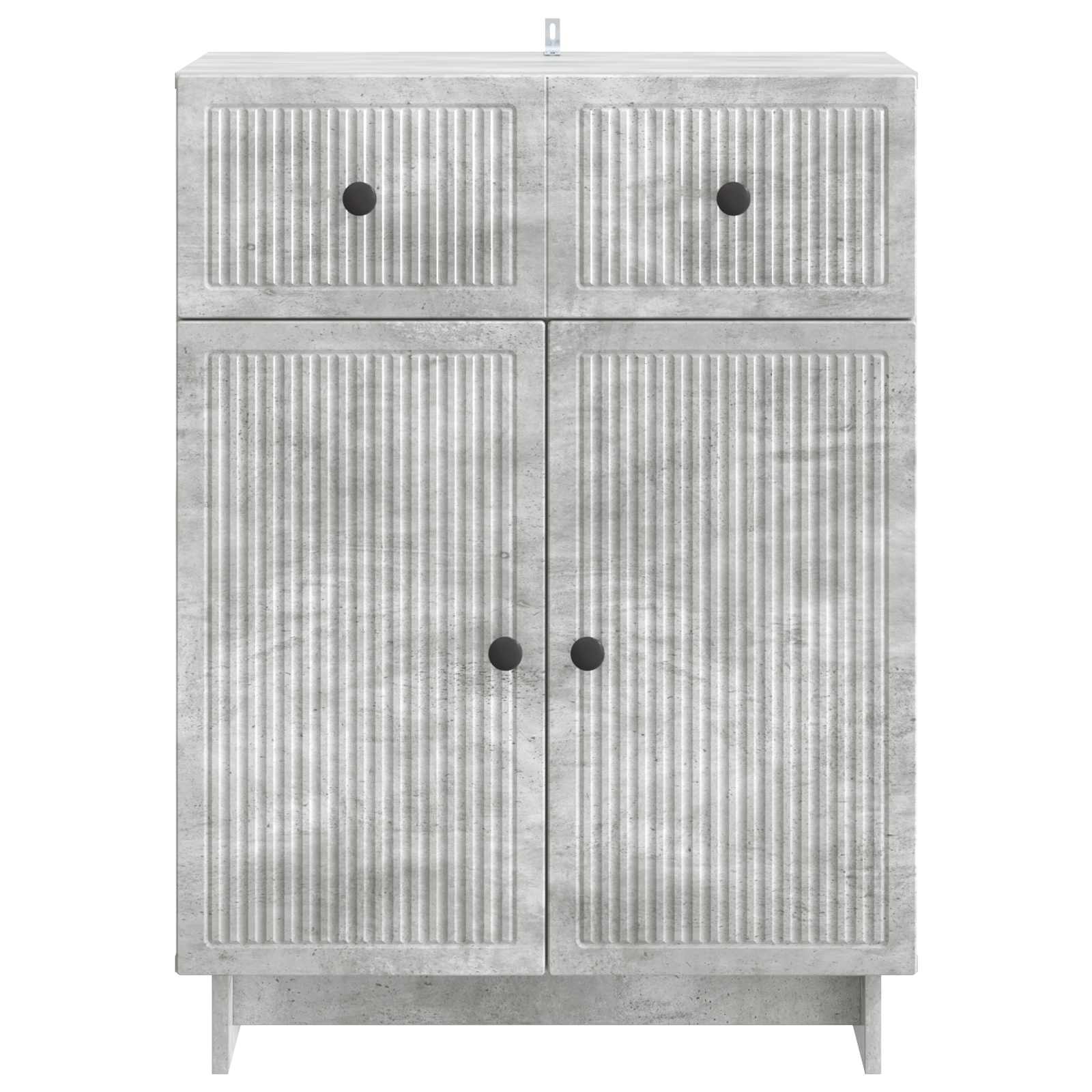 Buffet Gris béton 66 x 34,5 x 90 cm Bois d'ingénierie - XIOS