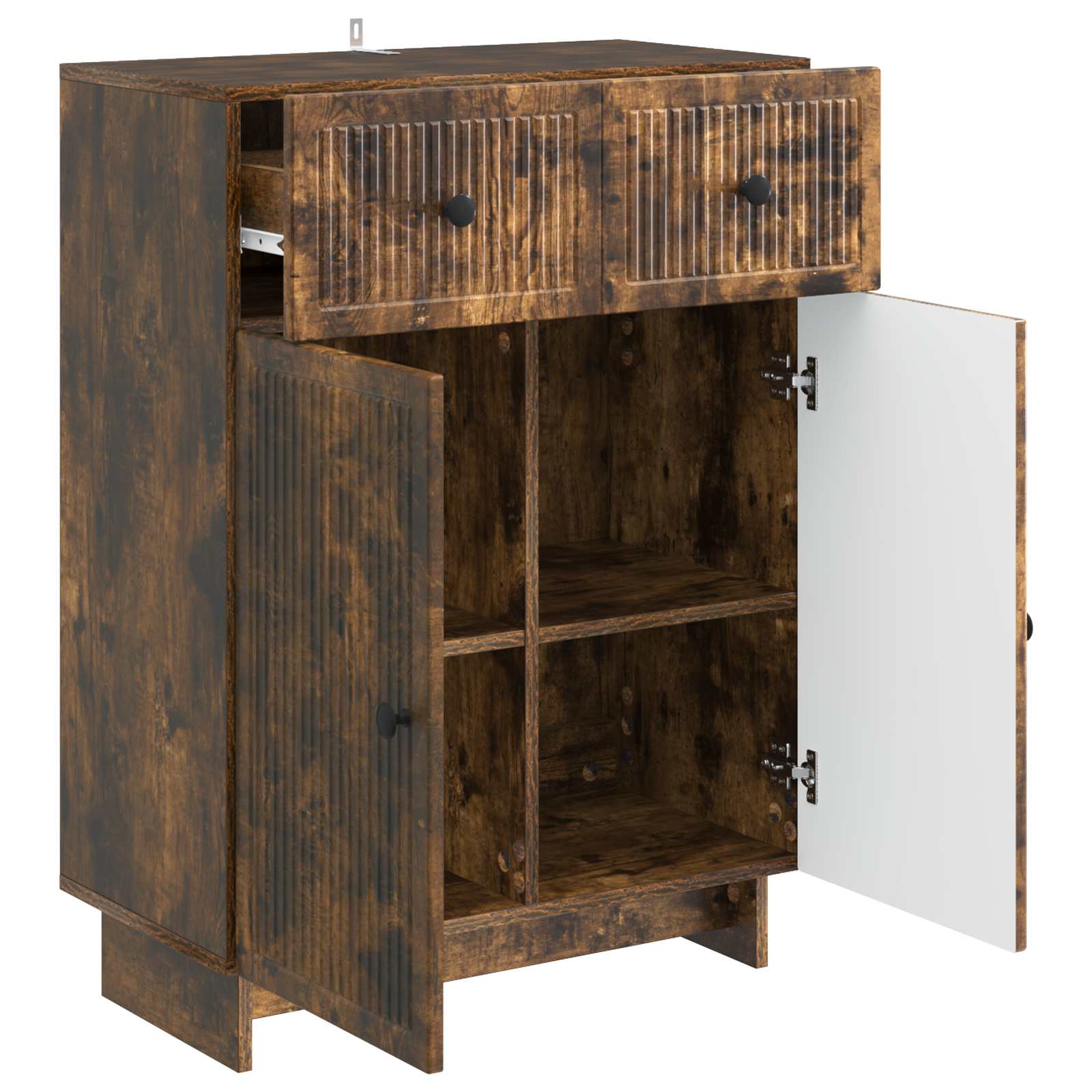 Buffet Chêne fumé 66 x 34,5 x 90 cm Bois d'ingénierie - XIOS
