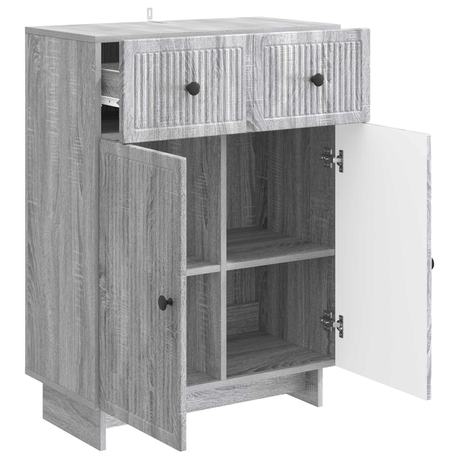 Buffet Sonoma gris 66 x 34,5 x 90 cm Bois d'ingénierie - XIOS