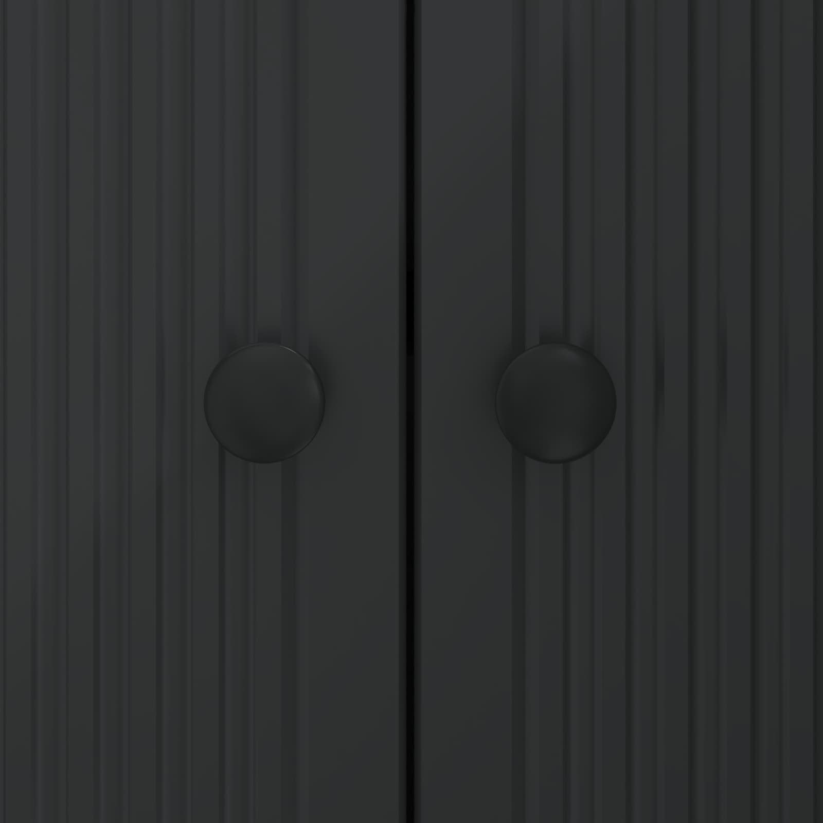 Buffet Noir 89 x 34,5 x 80 cm Bois d'ingénierie - XIOS