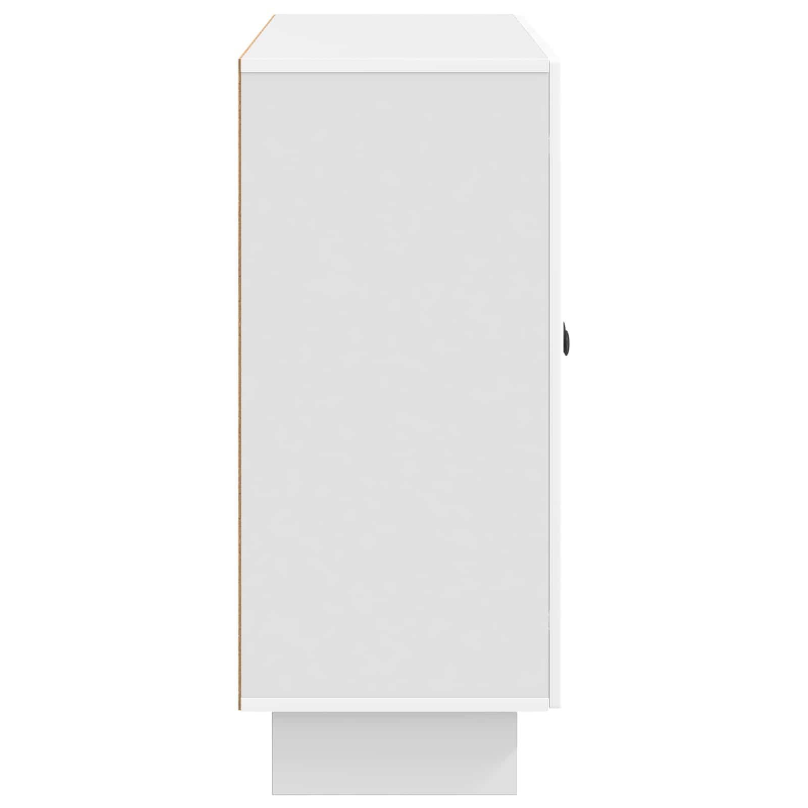 Buffet Blanc brillant 89 x 34,5 x 80 cm Bois d'ingénierie - XIOS