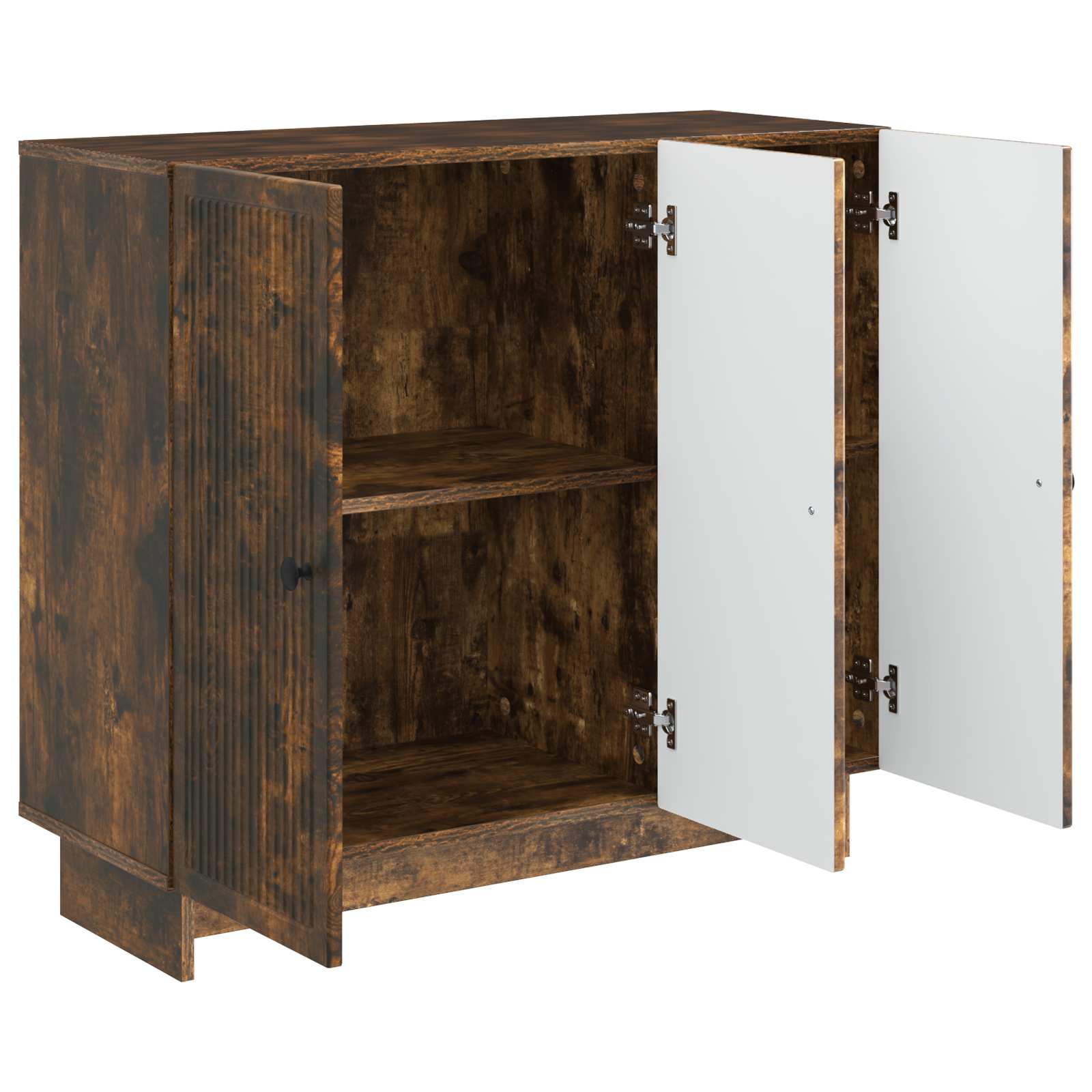 Buffet Chêne fumé 89 x 34,5 x 80 cm Bois d'ingénierie - XIOS