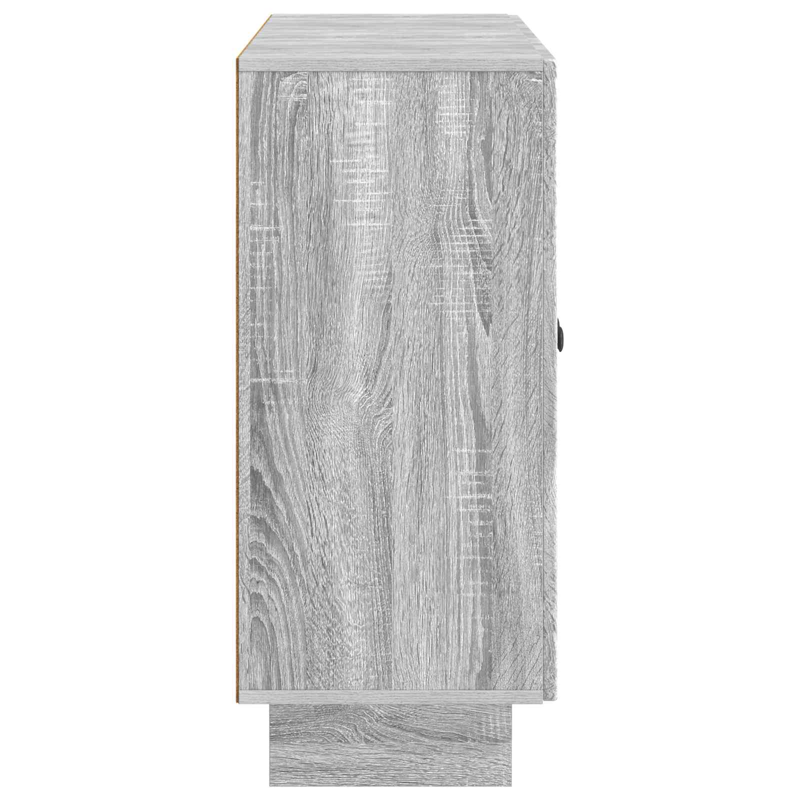 Buffet Sonoma gris 89 x 34,5 x 80 cm Bois d'ingénierie - XIOS