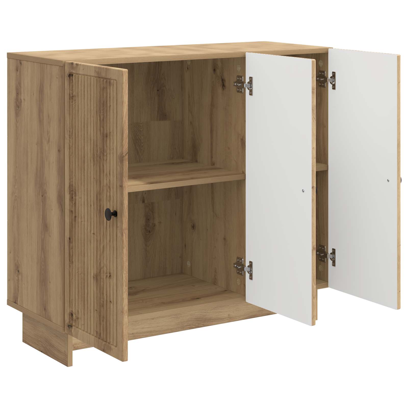 Buffet Chêne artisanal 89 x 34,5 x 80 cm Bois d'ingénierie - XIOS