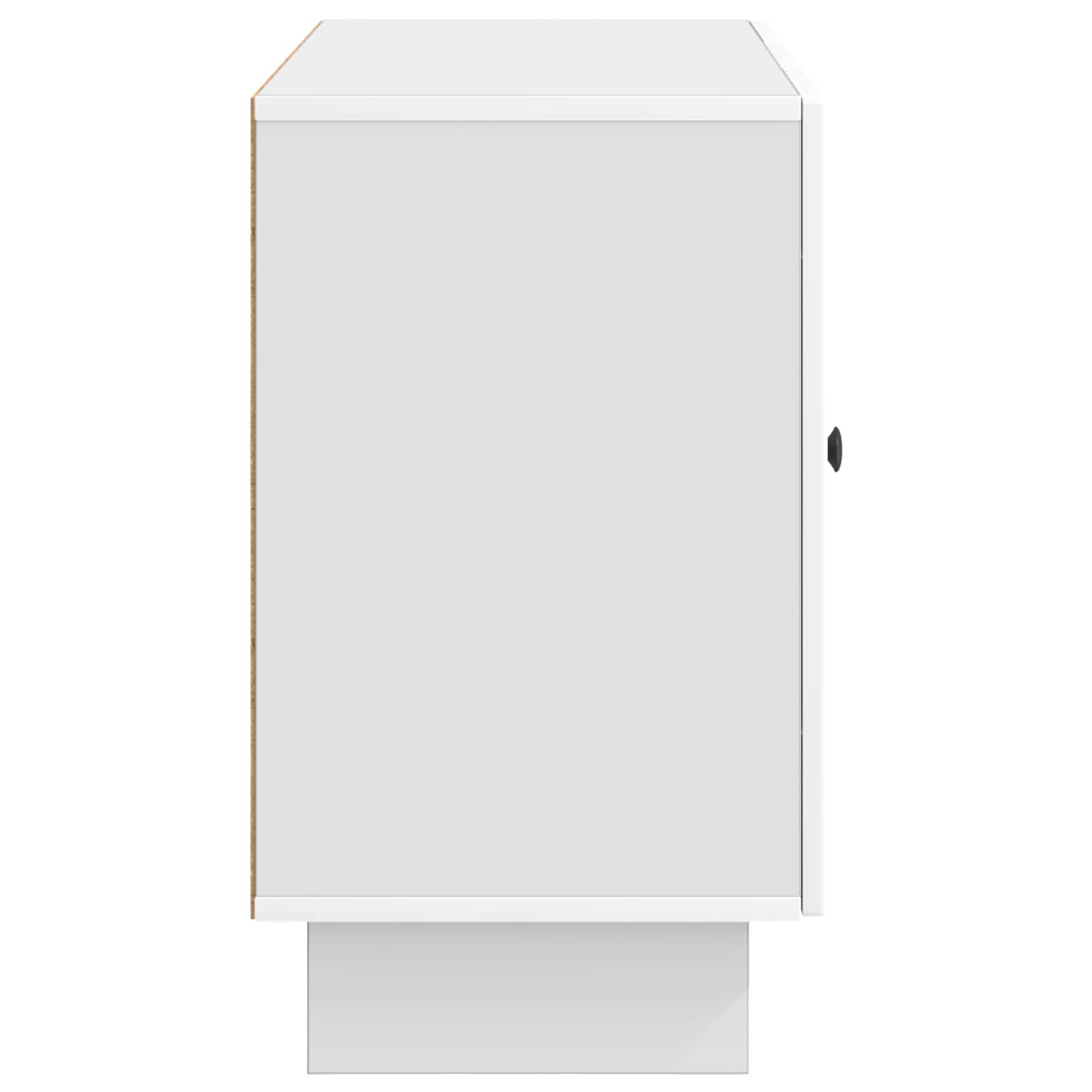 Buffet Blanc brillant 89 x 34,5 x 60 cm Bois d'ingénierie - XIOS