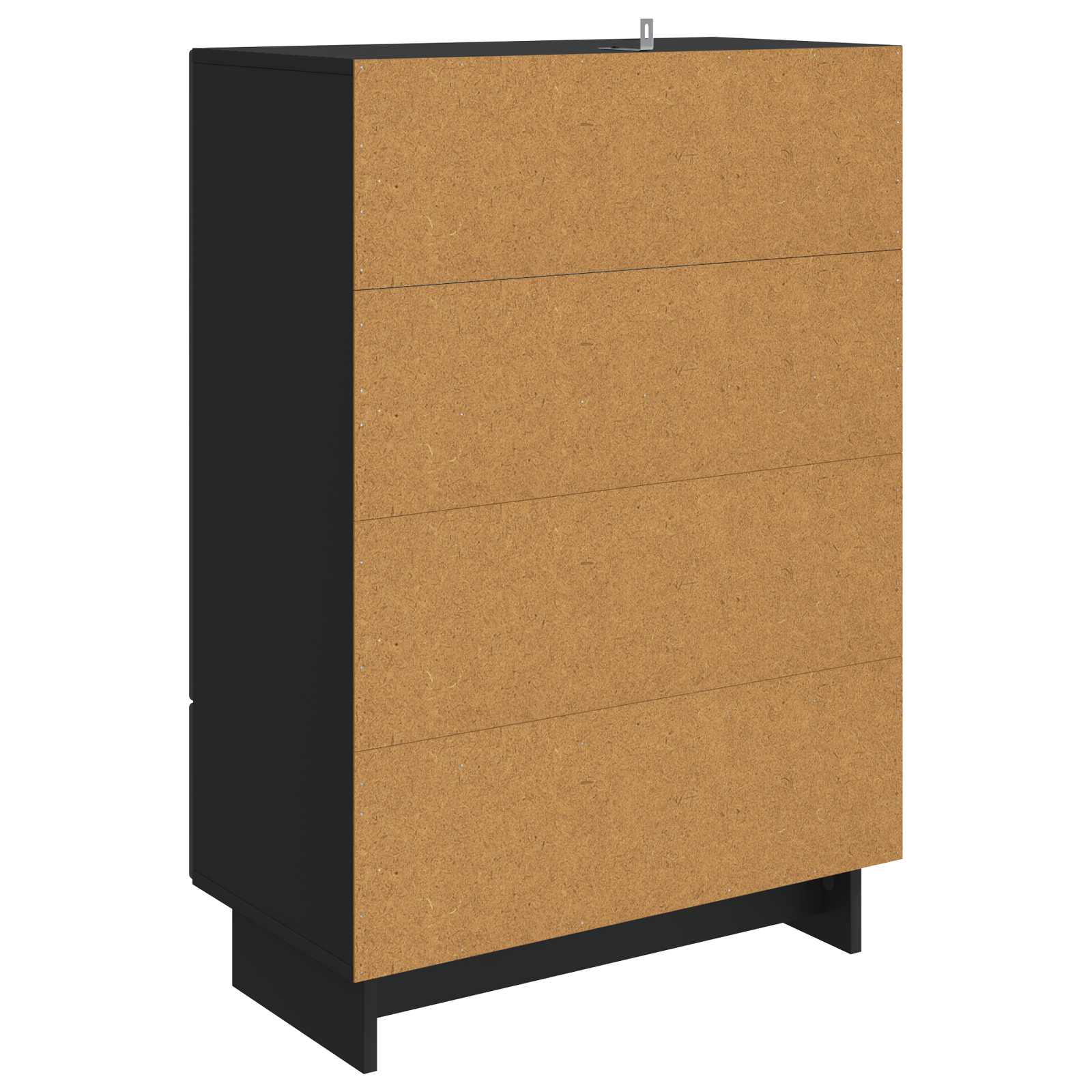Buffet Noir 66 x 34,5 x 95 cm Bois d’ingénierie - XIOS