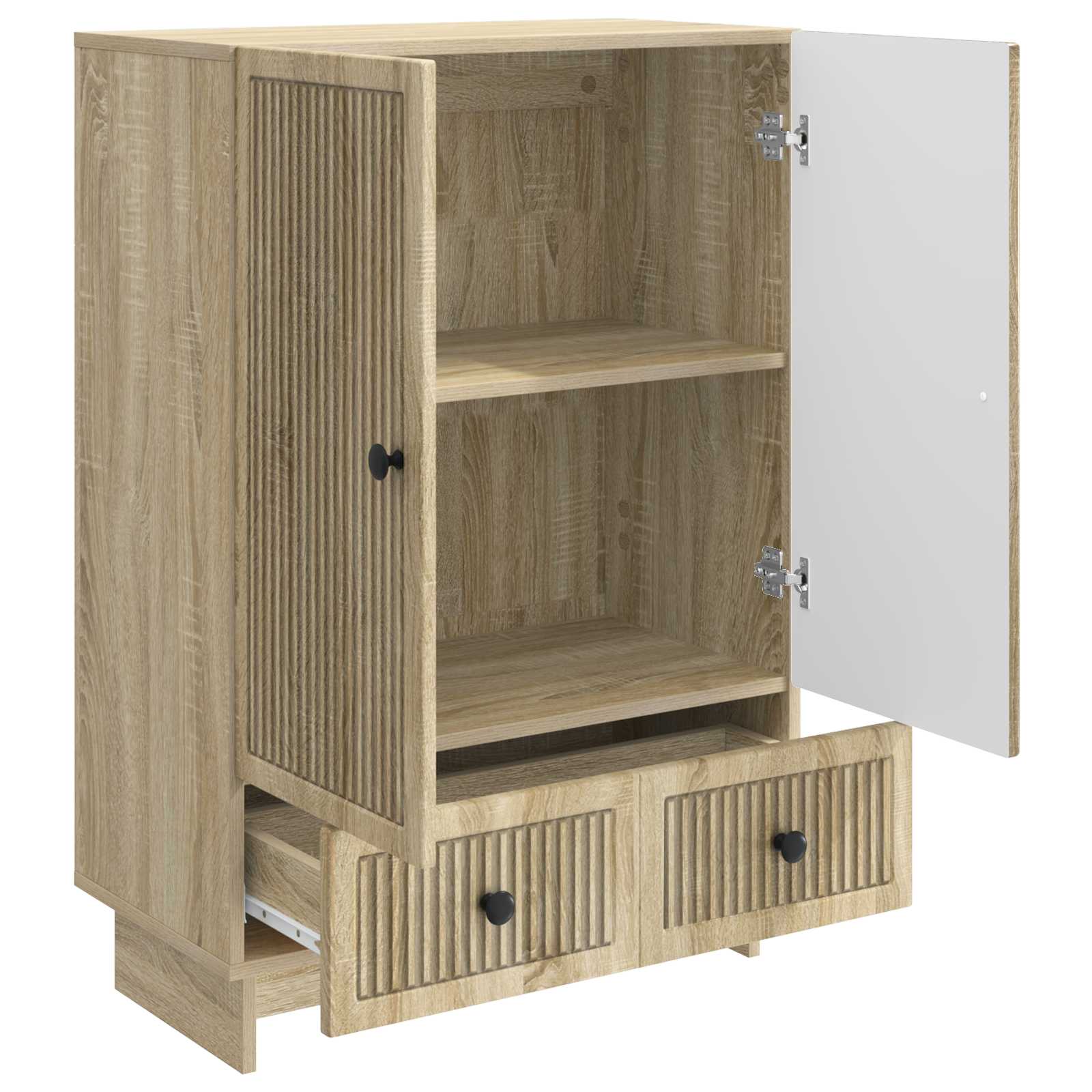 Buffet Chêne Sonoma 66 x 34,5 x 95 cm Bois d’ingénierie - XIOS