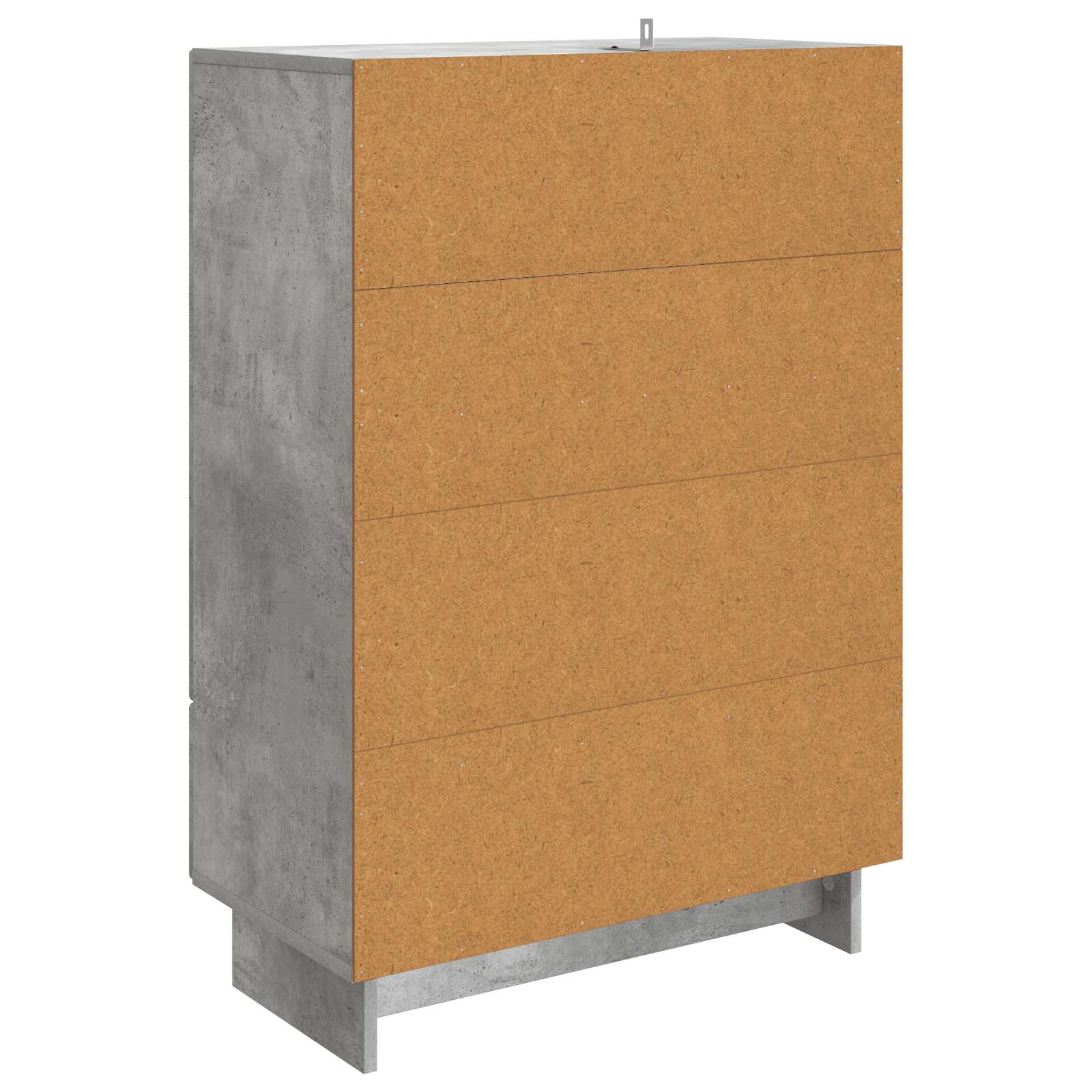 Buffet Gris Béton 66 x 34,5 x 95 cm Bois d’ingénierie - XIOS