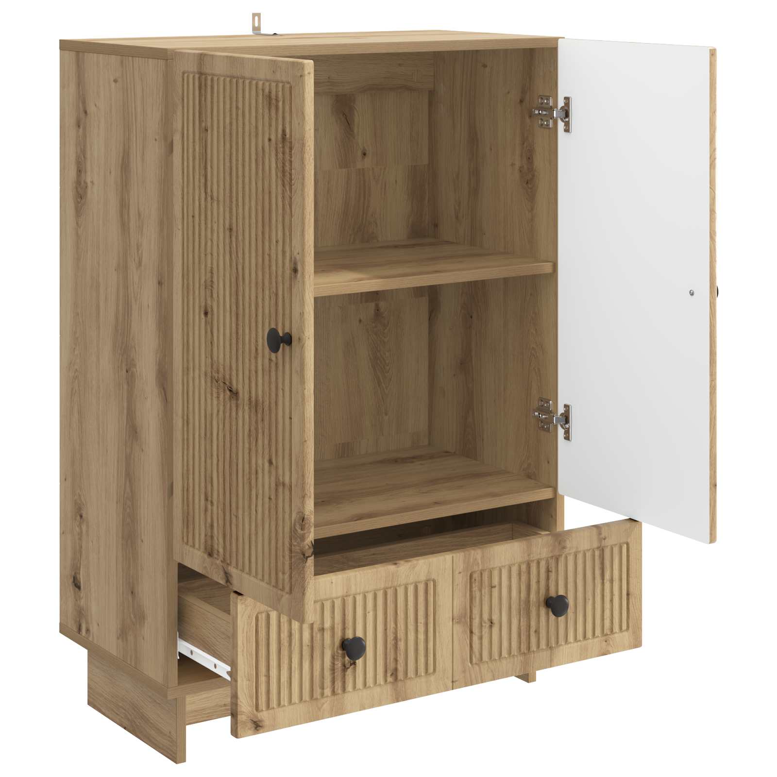 Buffet Chêne Artisanal 66 x 34,5 x 95 cm Bois d’ingénierie - XIOS