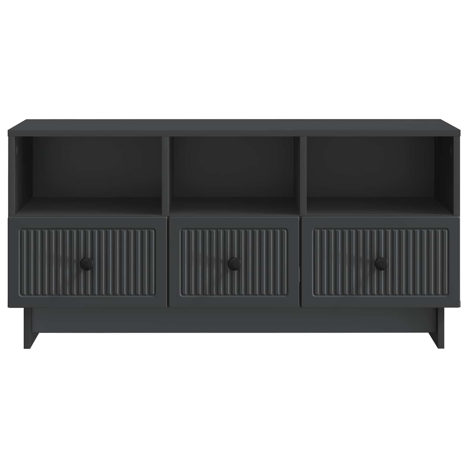 Meuble TV avec tiroir Noir 102 x 34,5 x 50 cm Bois d'ingénierie - XIOS