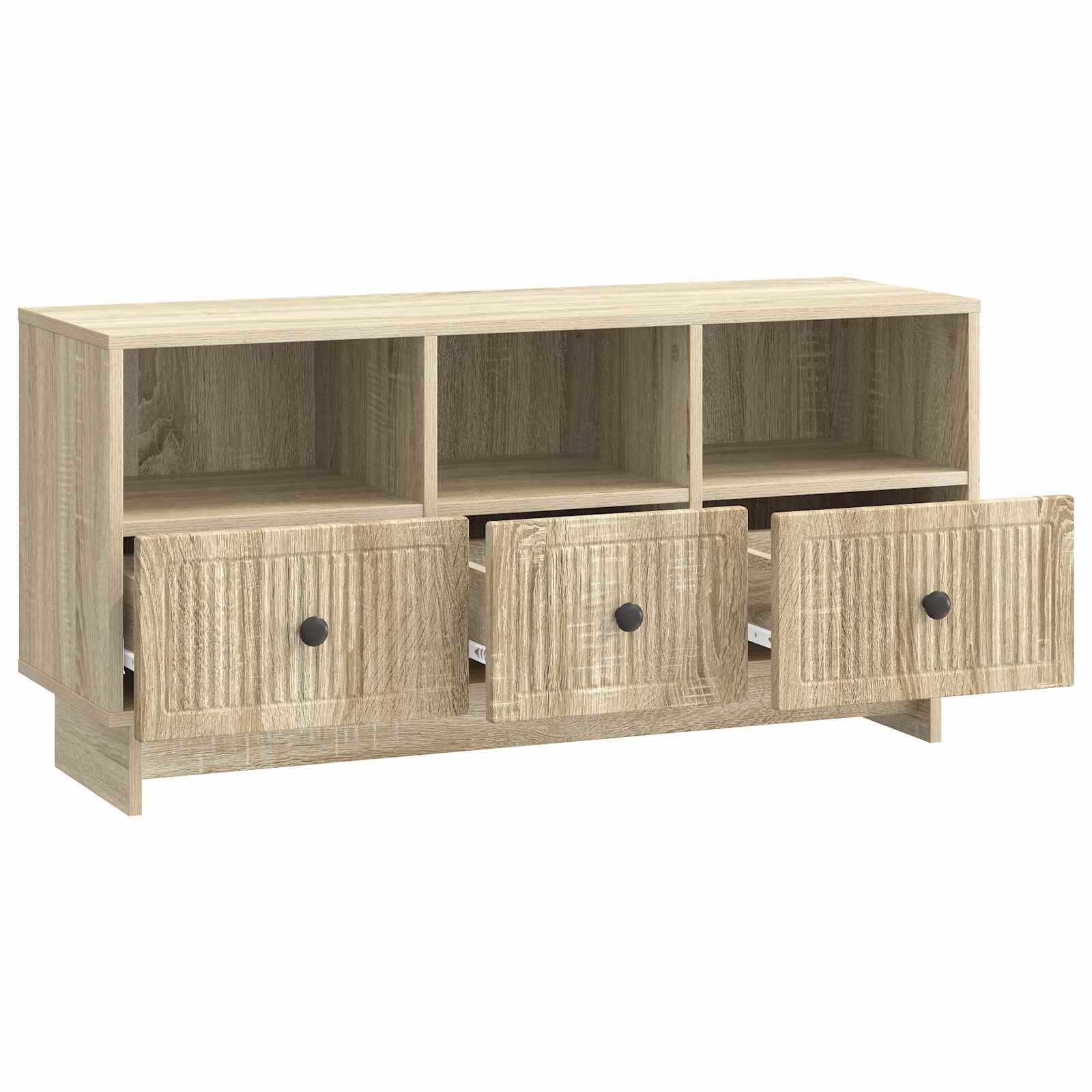 Meuble TV Chêne Sonoma 102 x 34,5 x 50 cm Bois d'ingénierie - XIOS