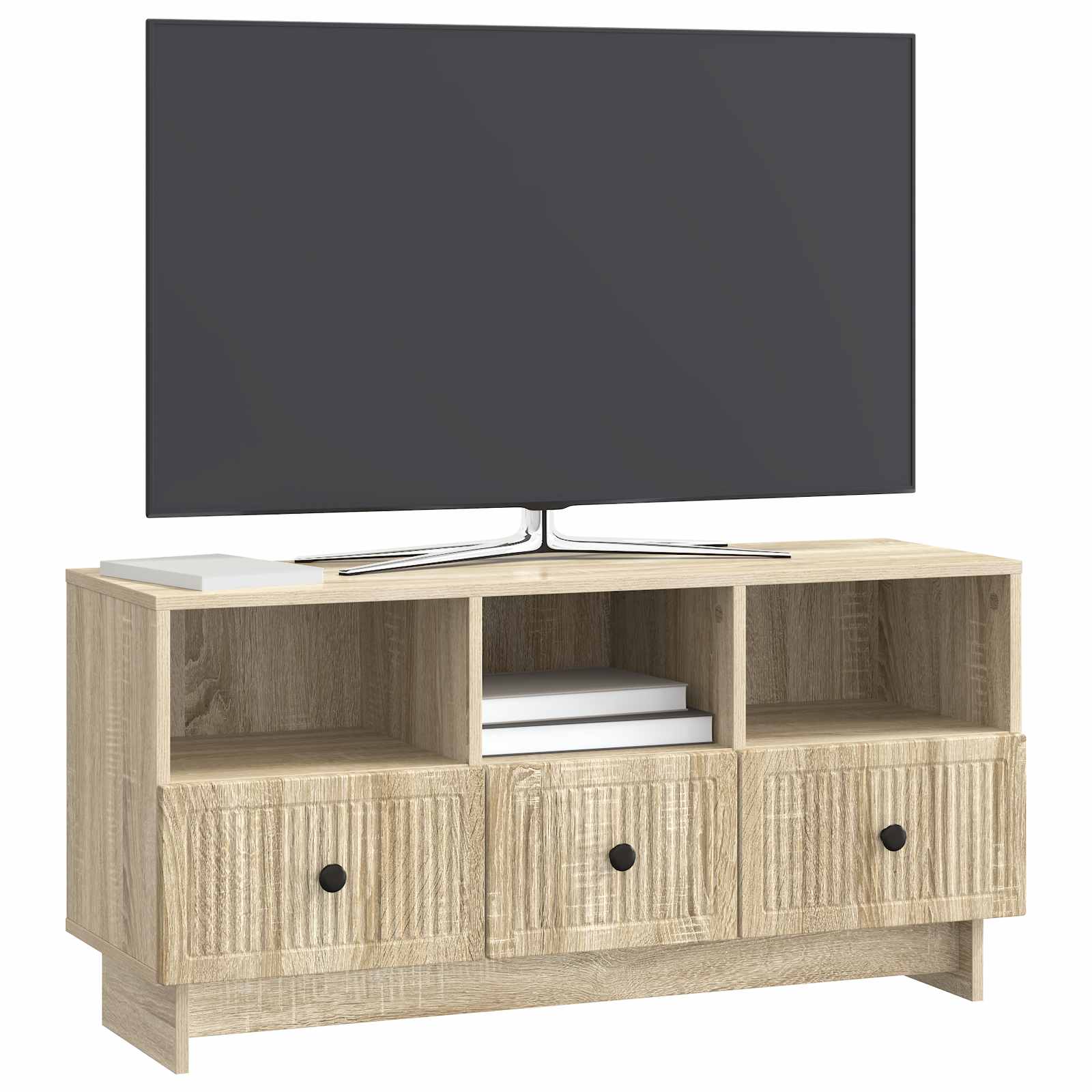 Meuble TV Chêne Sonoma 102 x 34,5 x 50 cm Bois d'ingénierie - XIOS