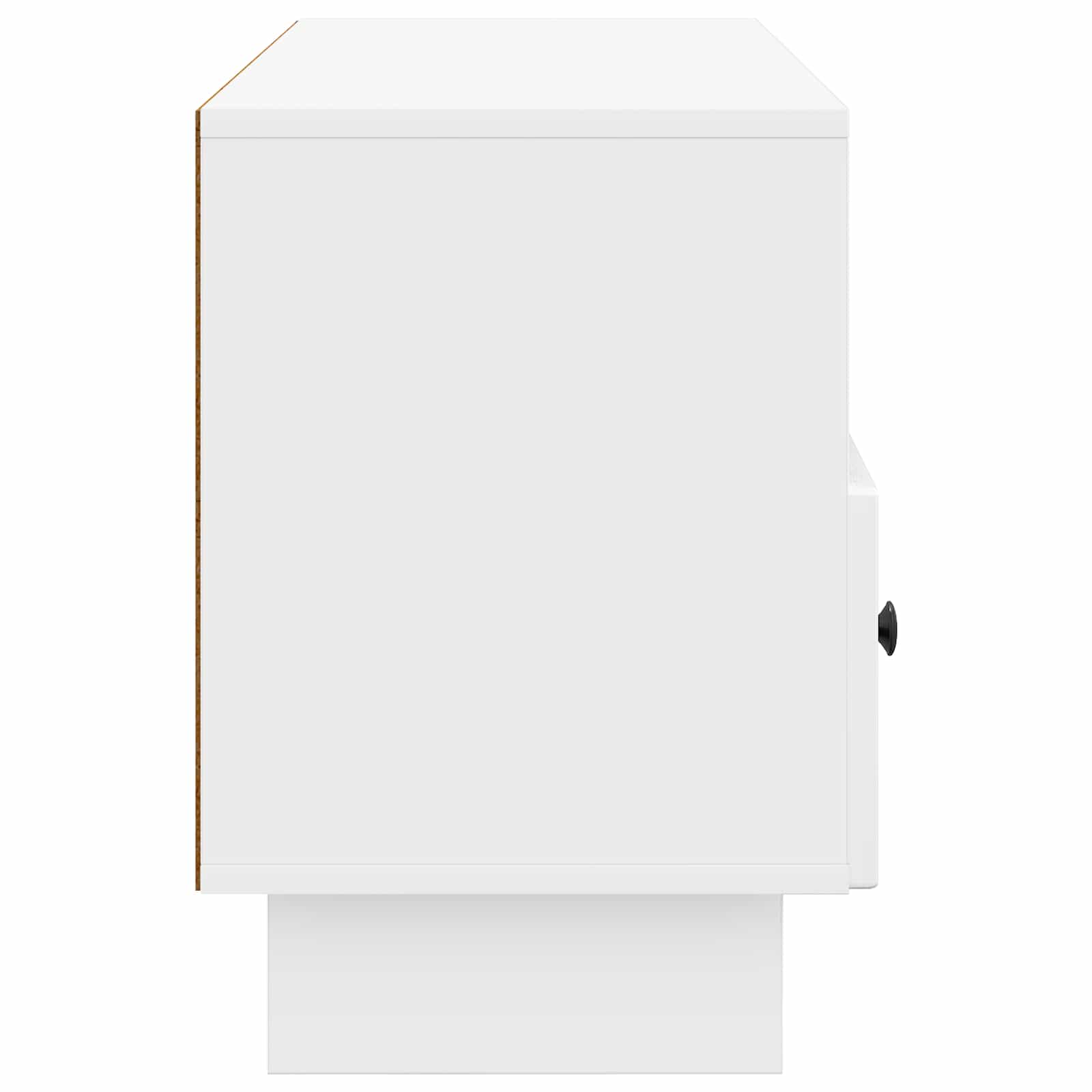 Meuble TV Blanc brillant 102 x 34,5 x 50 cm Bois d'ingénierie - XIOS