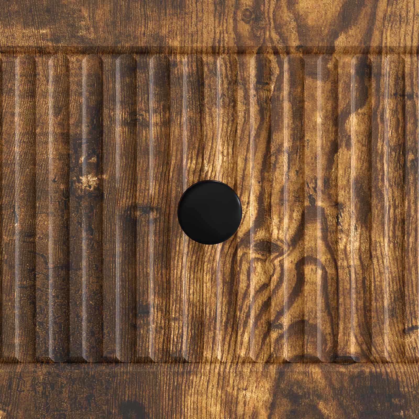 Meuble TV Chêne fumé 102 x 34,5 x 50 cm Bois d'ingénierie - XIOS