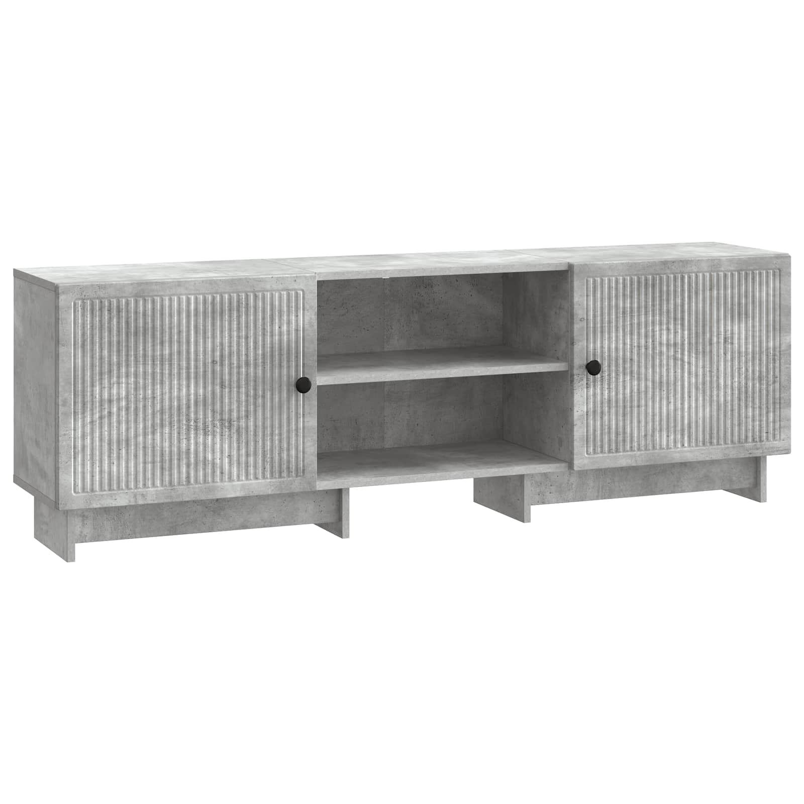 Meuble TV Gris Béton 150 x 31 x 50 cm Bois d’ingénierie - XIOS