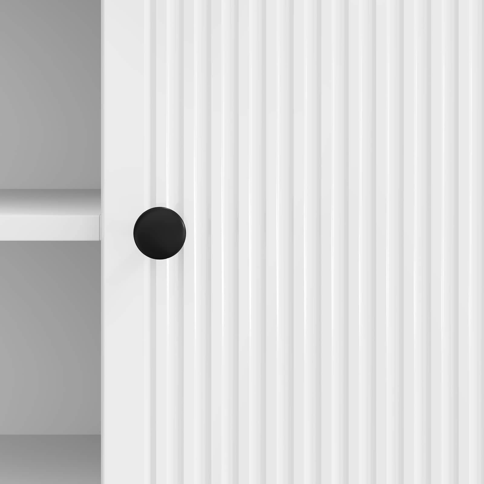 Meuble TV Blanc Brillant 150 x 31 x 50 cm Bois d’ingénierie - XIOS