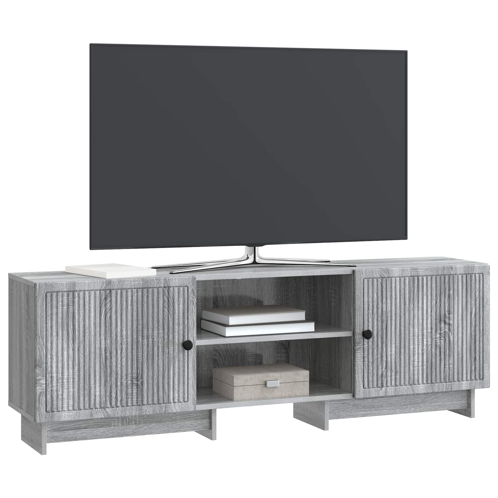 Meuble TV Gris Sonoma 150 x 31 x 50 cm Bois d’ingénierie - XIOS