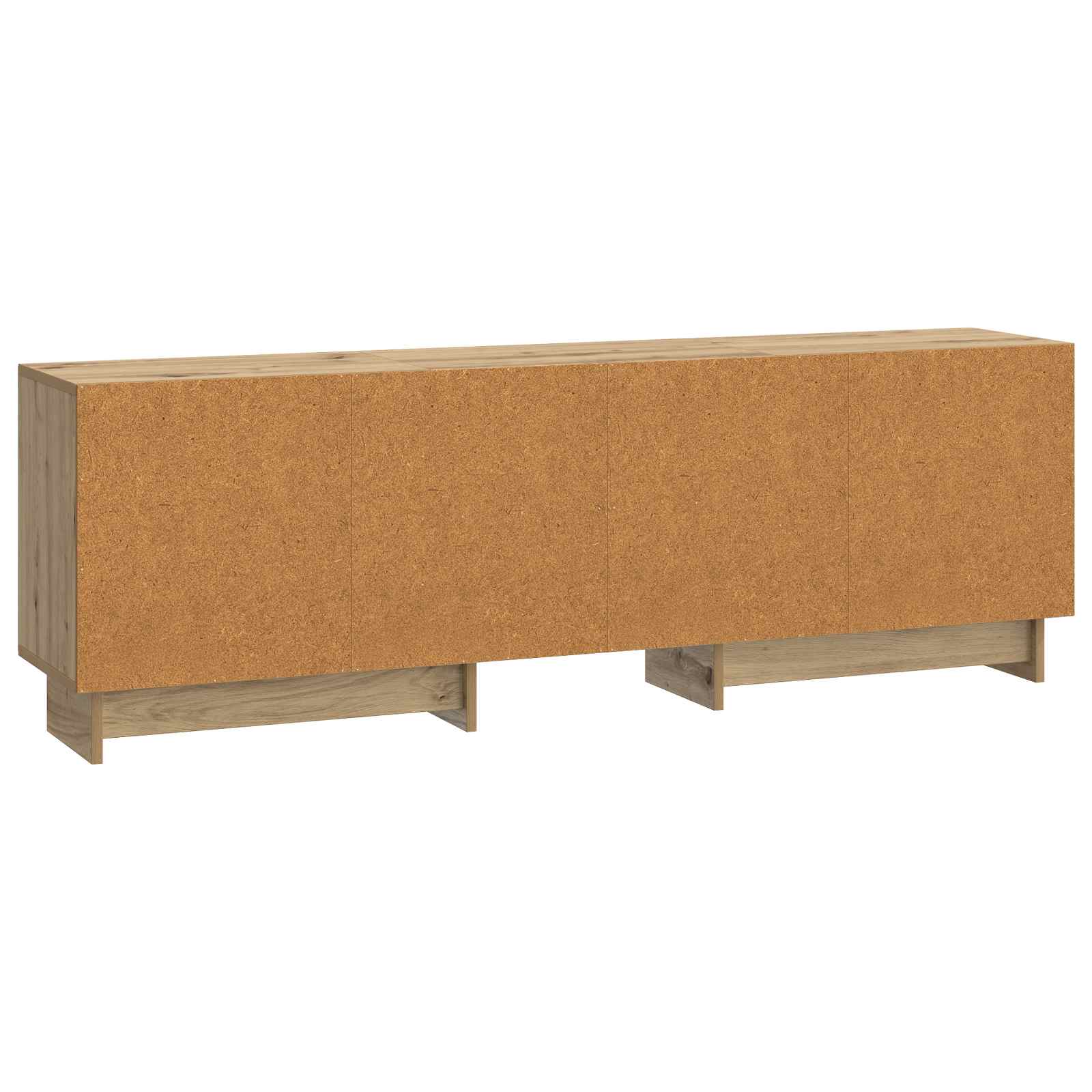 Meuble TV Chêne Artisanal 150 x 31 x 50 cm Bois d’ingénierie - XIOS