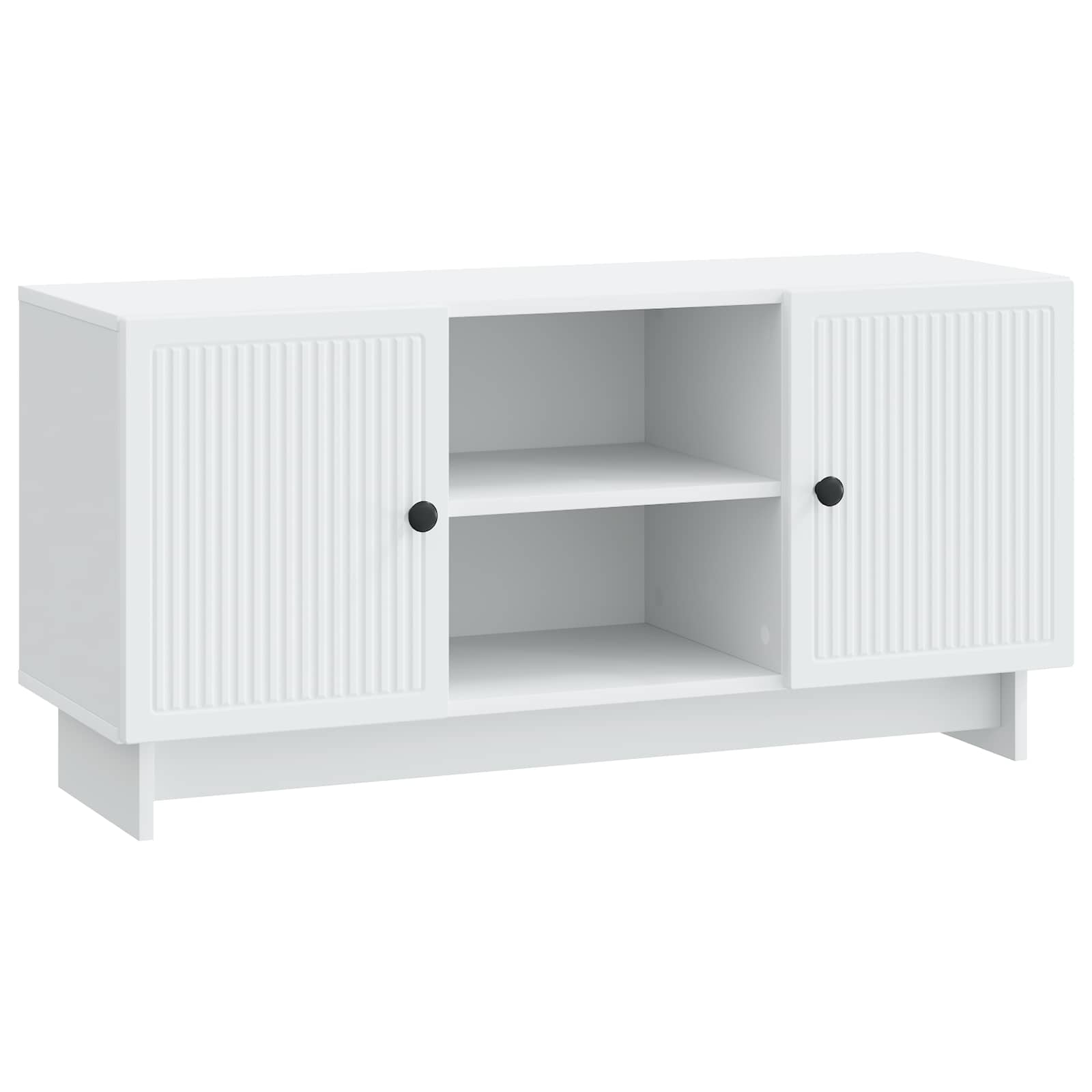 Meuble TV 102 x 34,5 x 50 cm Blanc Bois d'ingénierie - XIOS