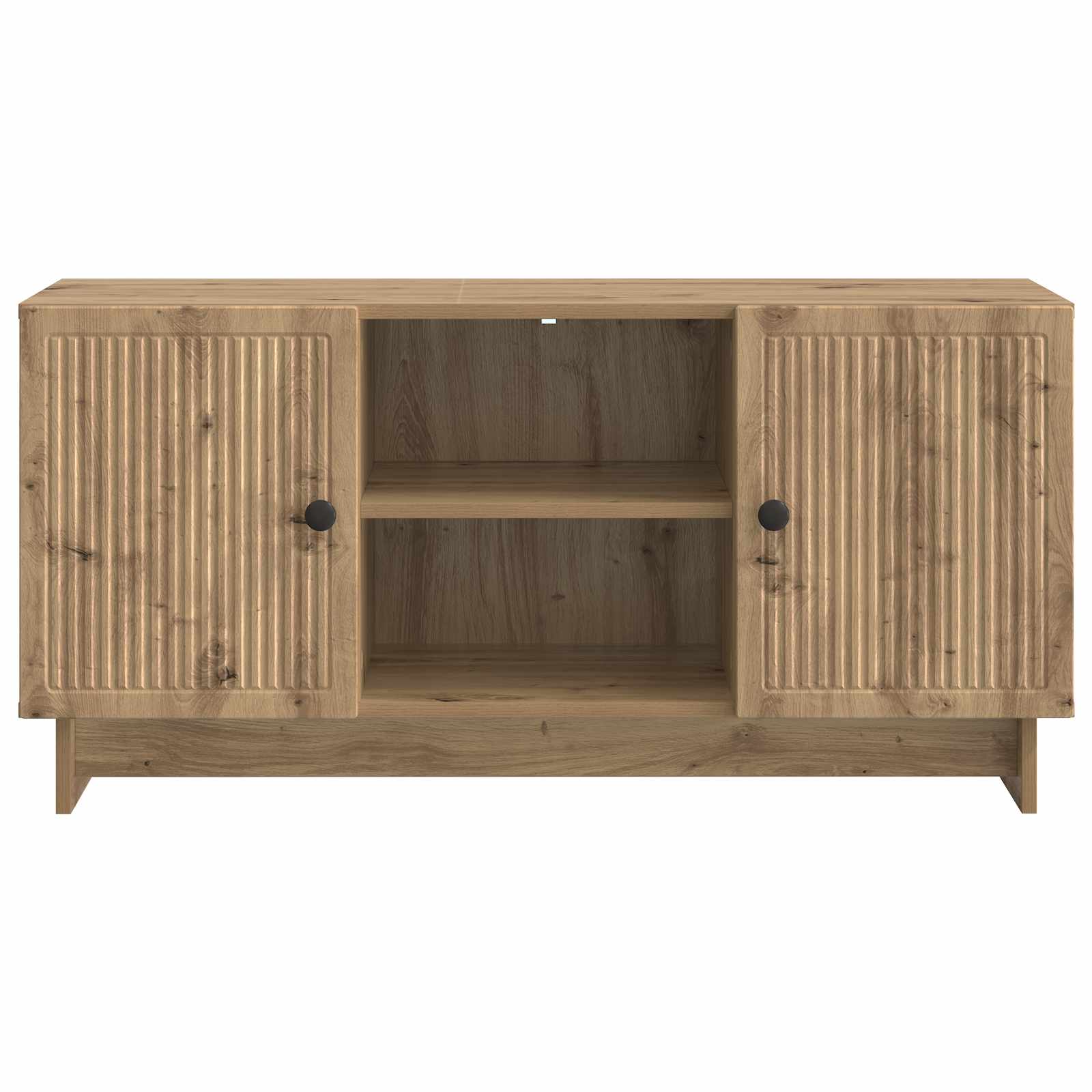 Meuble TV Chêne artisanal 102 x 34,5 x 50 cm Bois d'ingénierie - XIOS