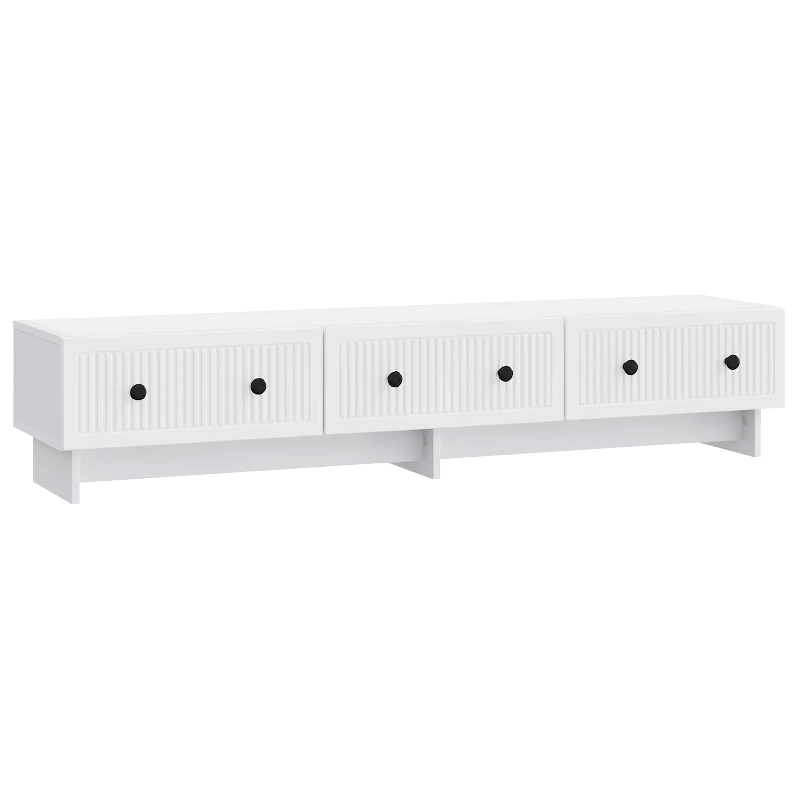 Meuble TV Blanc 147 x 34,5 x 30 cm Bois d'ingénierie - XIOS