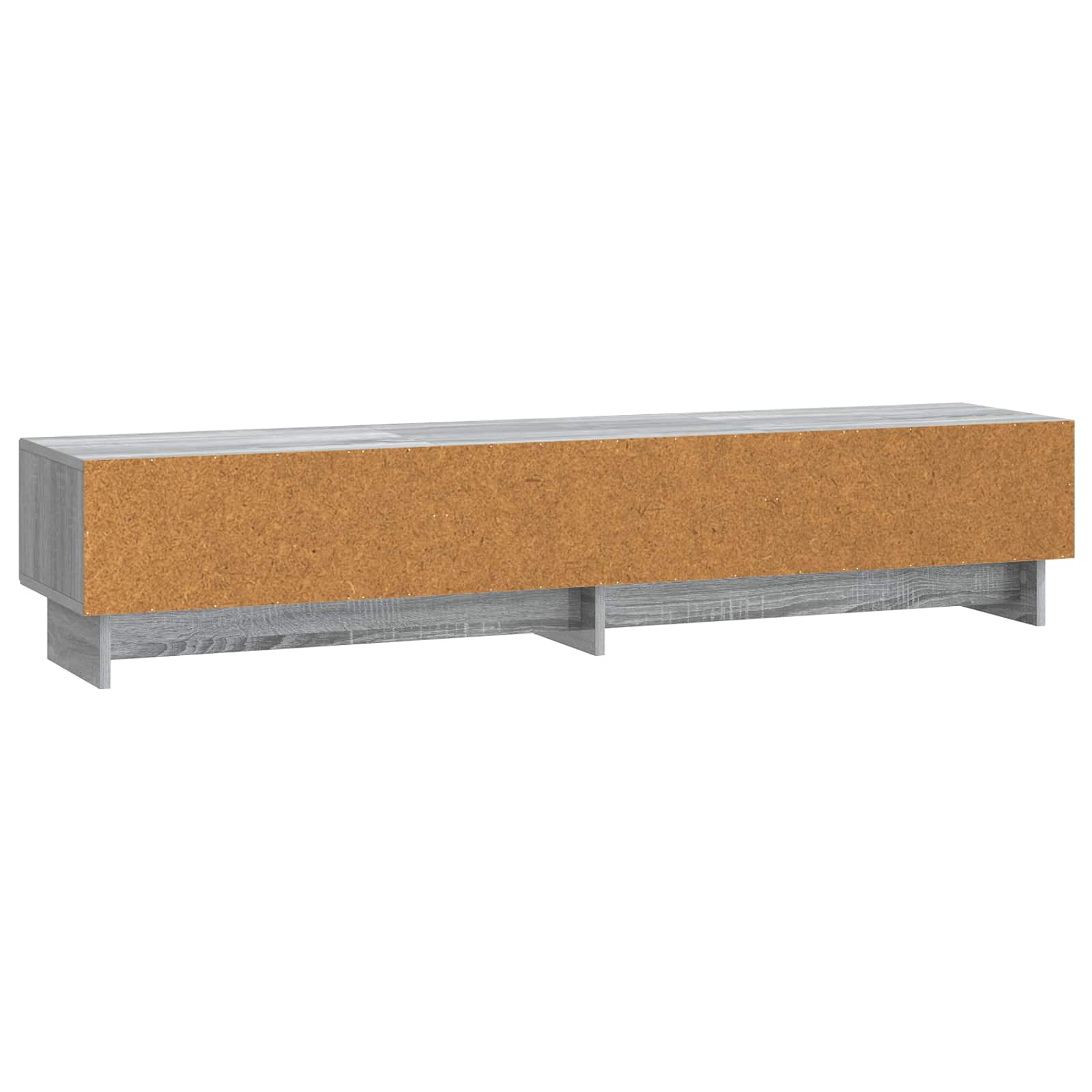 Meuble TV Sonoma gris 147 x 34,5 x 30 cm Bois d'ingénierie - XIOS