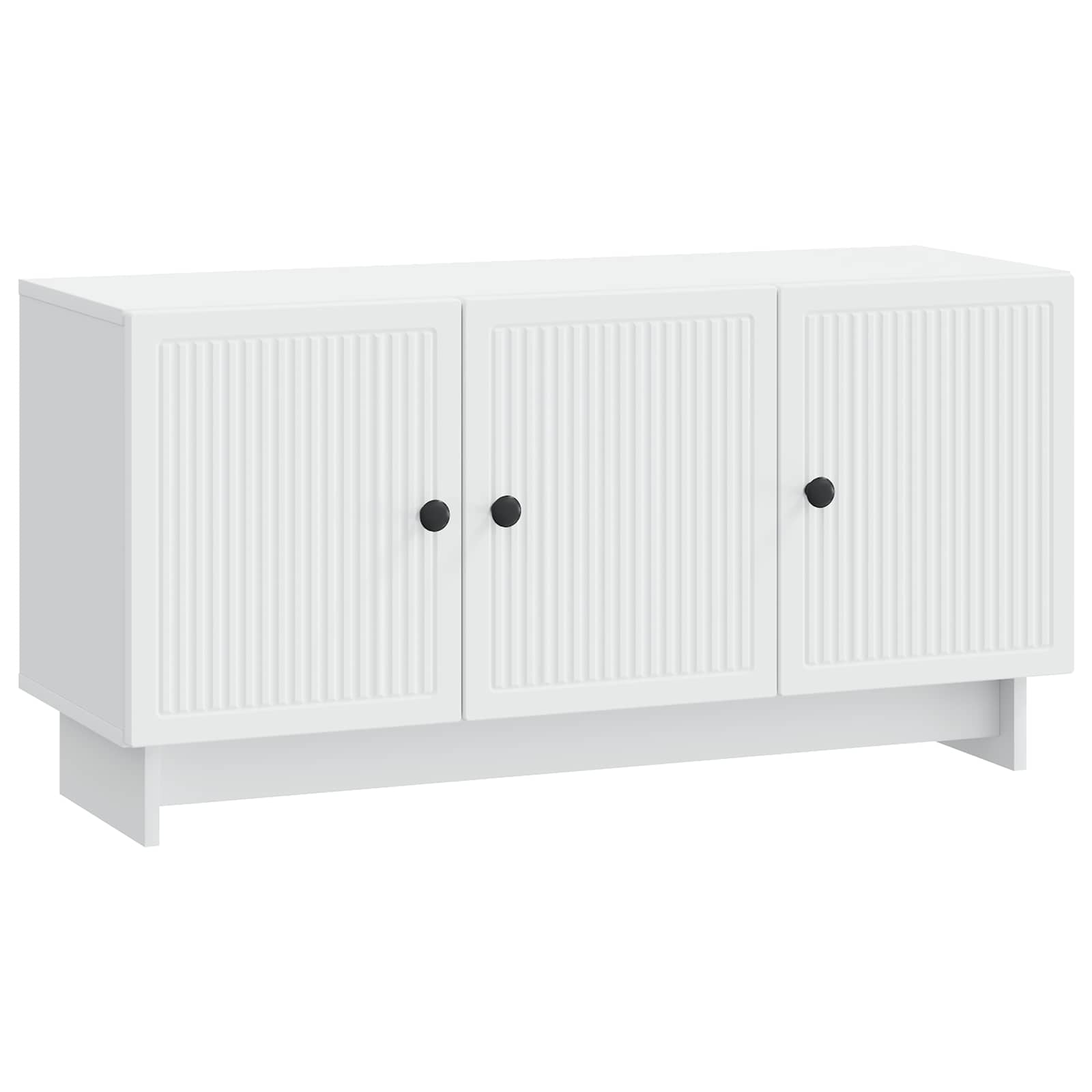 Meuble TV Blanc 99 x 34,5 x 50 cm Bois d'ingénierie - XIOS