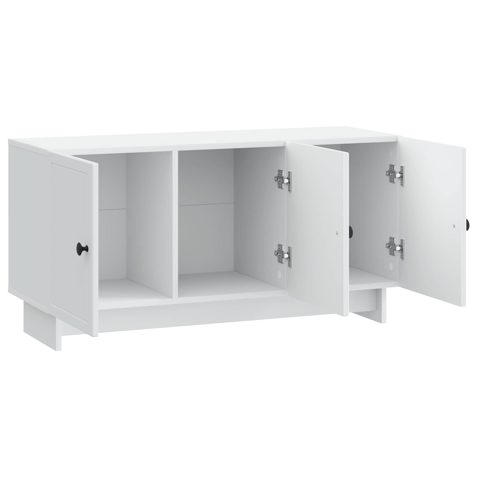Meuble TV Blanc 99 x 34,5 x 50 cm Bois d'ingénierie - XIOS