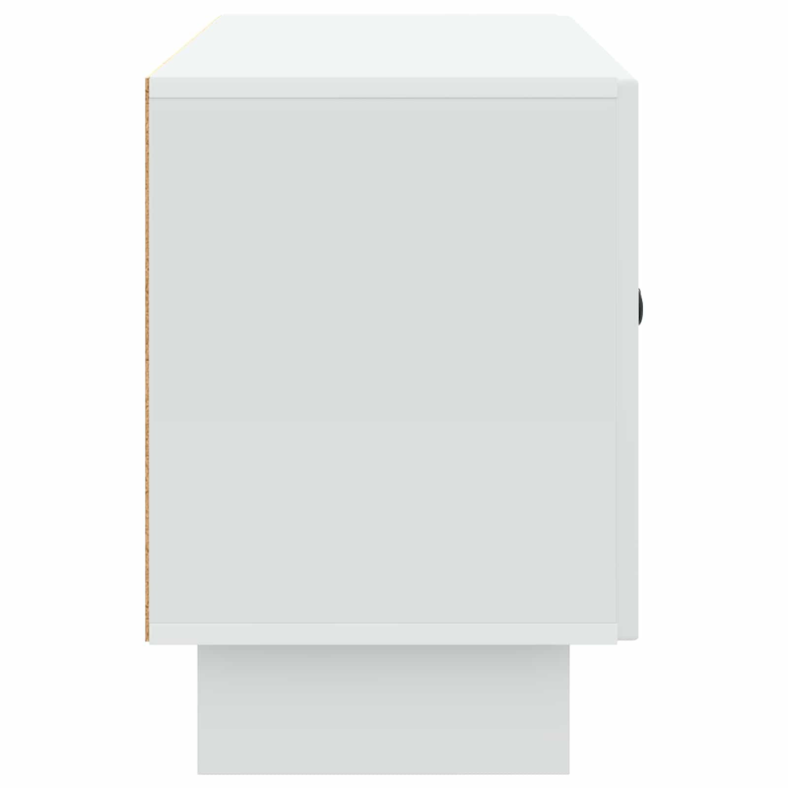 Meuble TV Blanc 99 x 34,5 x 50 cm Bois d'ingénierie - XIOS