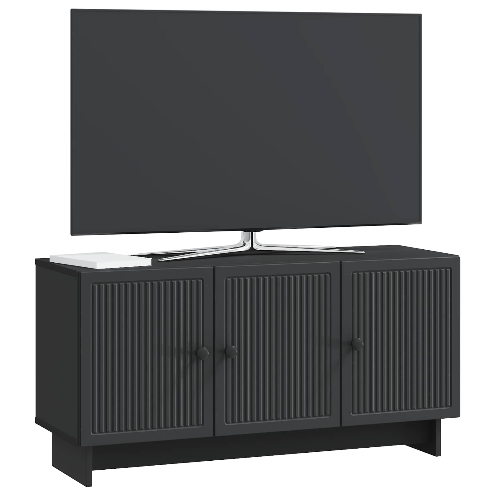 Meuble TV Noir 99 x 34,5 x 50 cm Bois d'ingénierie - XIOS