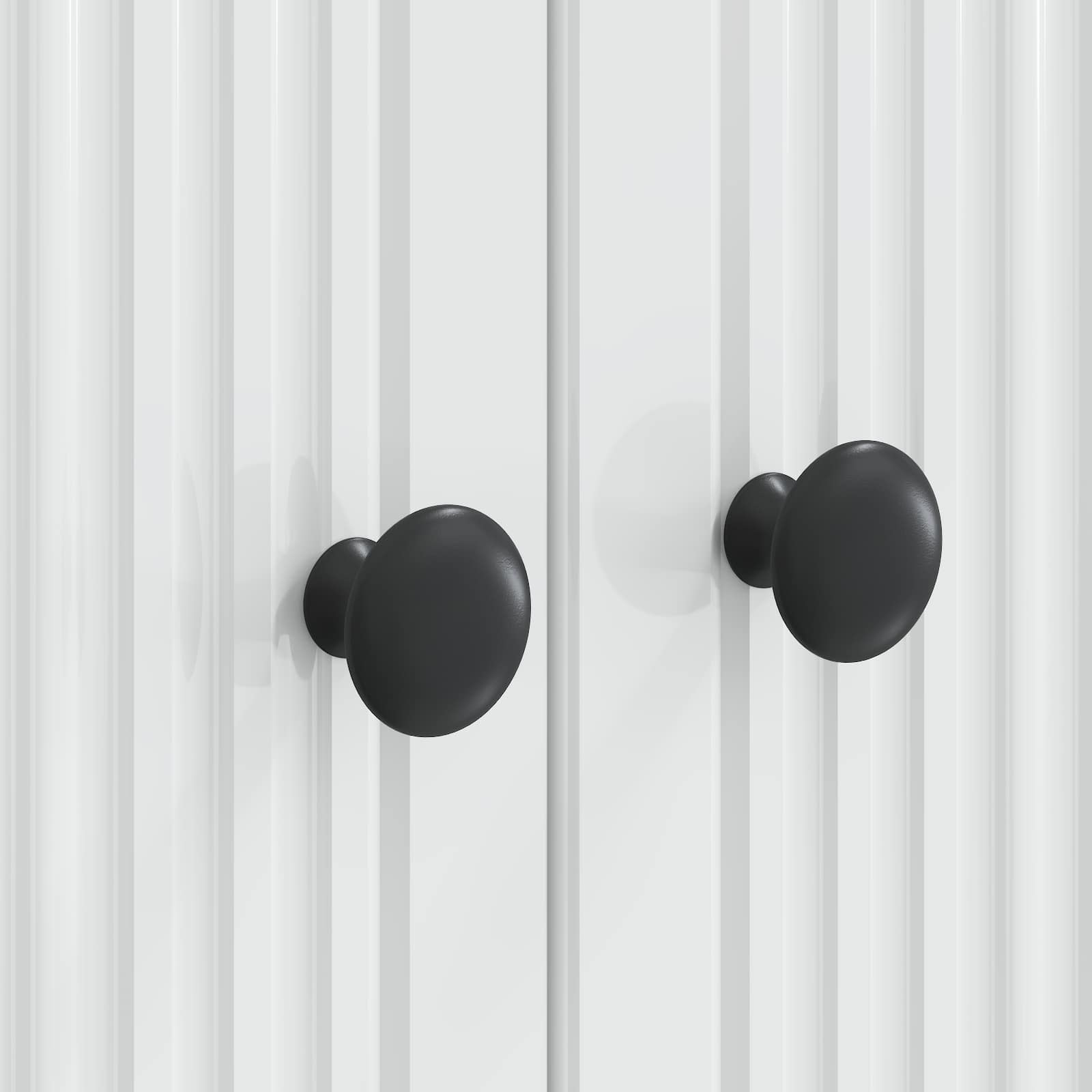 Meuble TV Blanc brillant 99 x 34,5 x 50 cm Bois d'ingénierie - XIOS