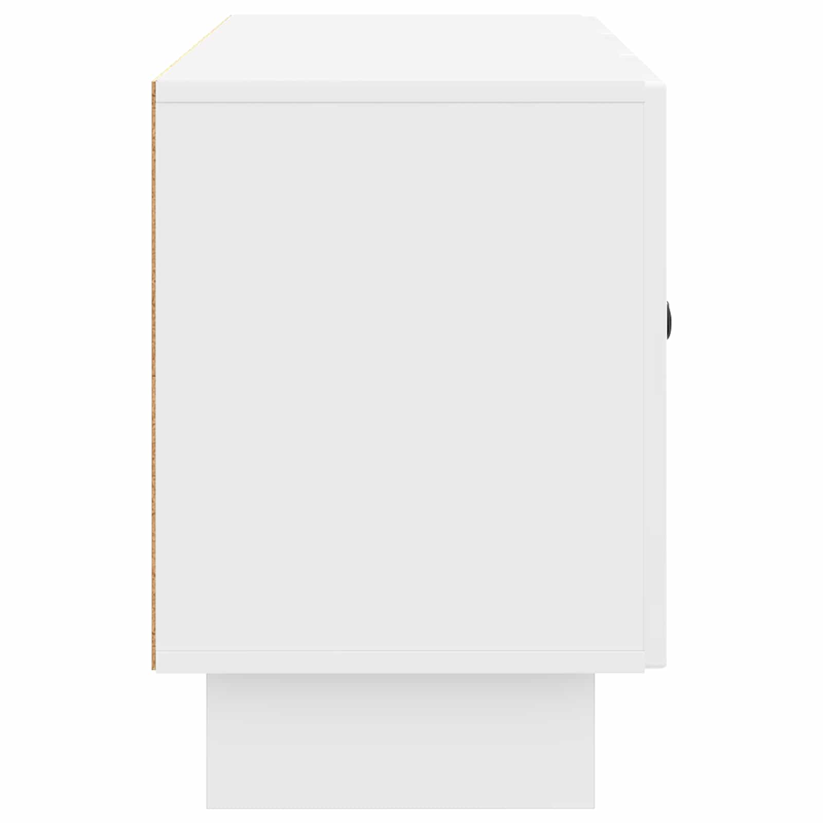 Meuble TV Blanc brillant 99 x 34,5 x 50 cm Bois d'ingénierie - XIOS
