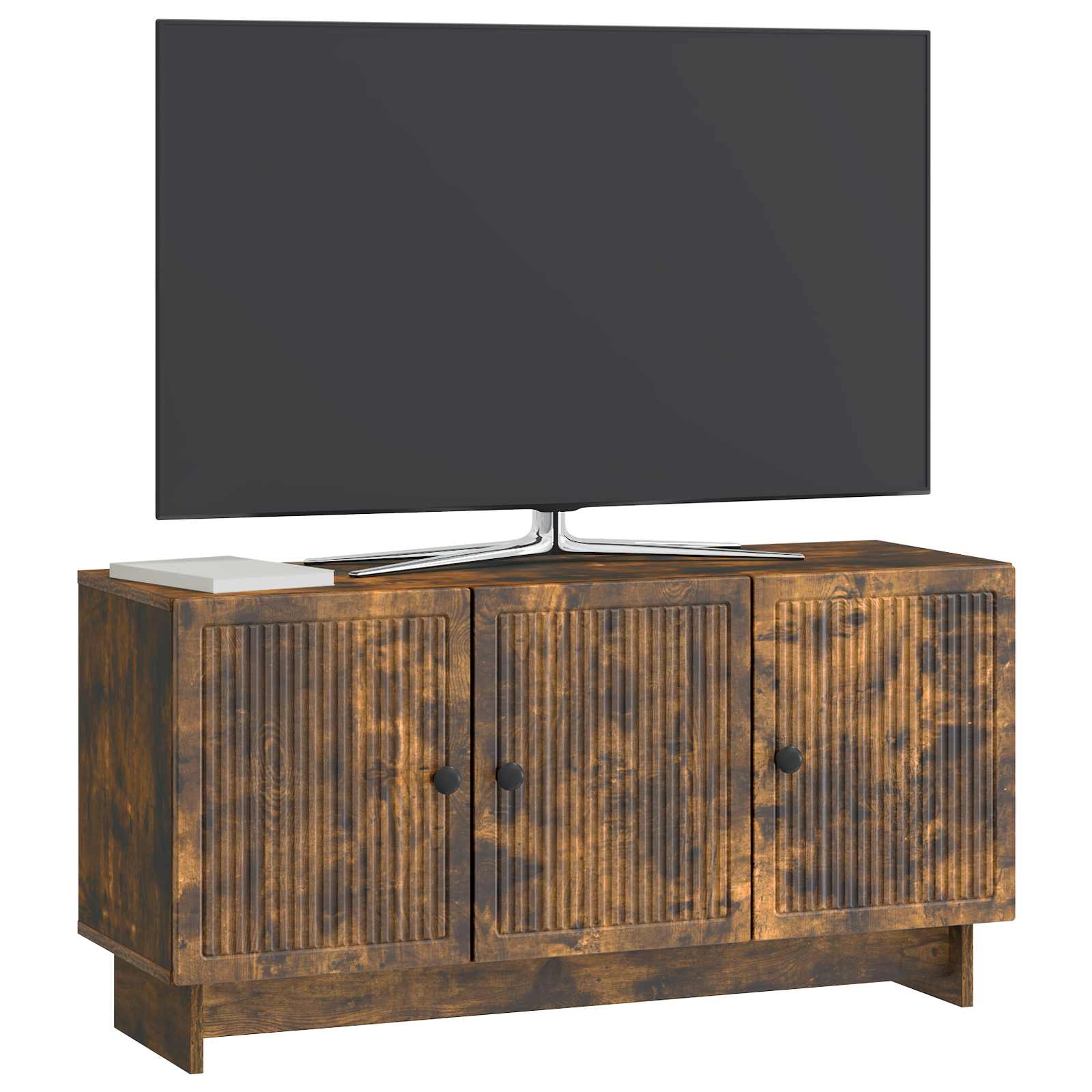 Meuble TV Chêne fumé 99 x 34,5 x 50 cm Bois d'ingénierie - XIOS