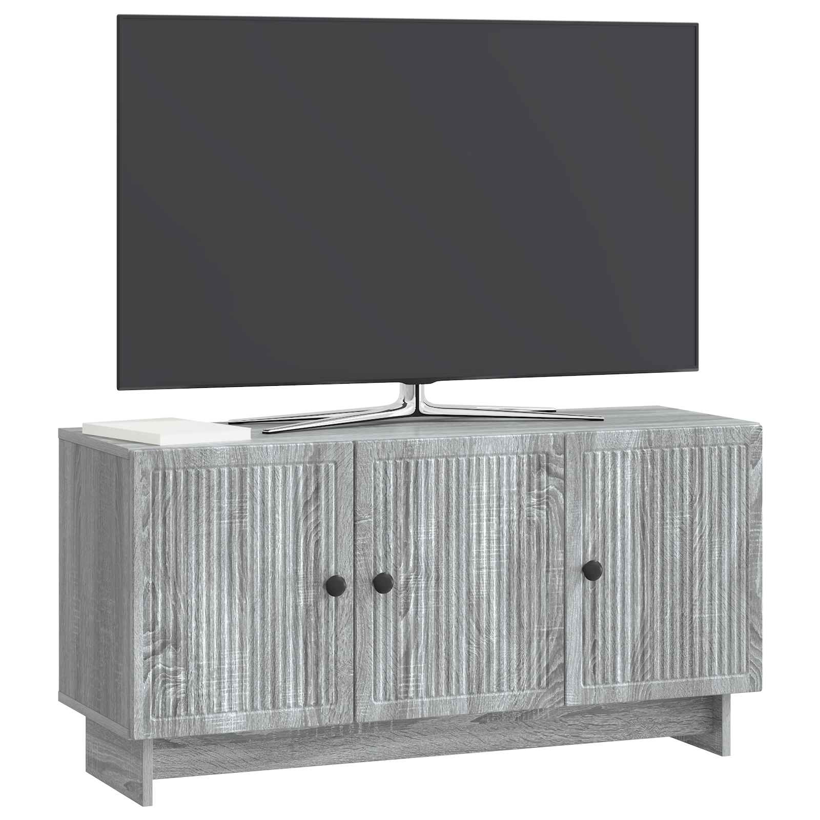 Meuble TV Sonoma gris 99 x 34,5 x 50 cm Bois d'ingénierie - XIOS