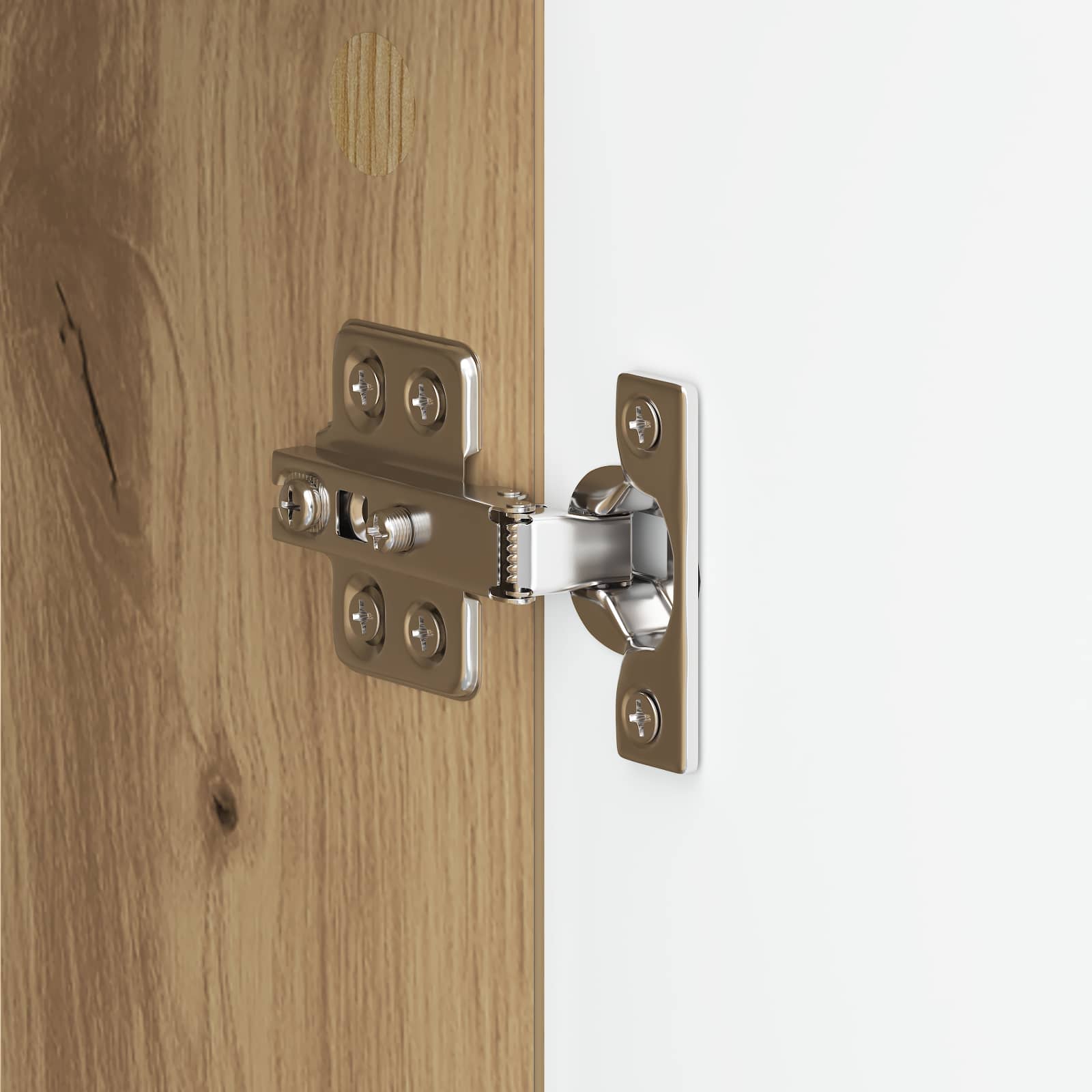 Meuble TV Chêne artisanal 99 x 34,5 x 50 cm Bois d'ingénierie - XIOS