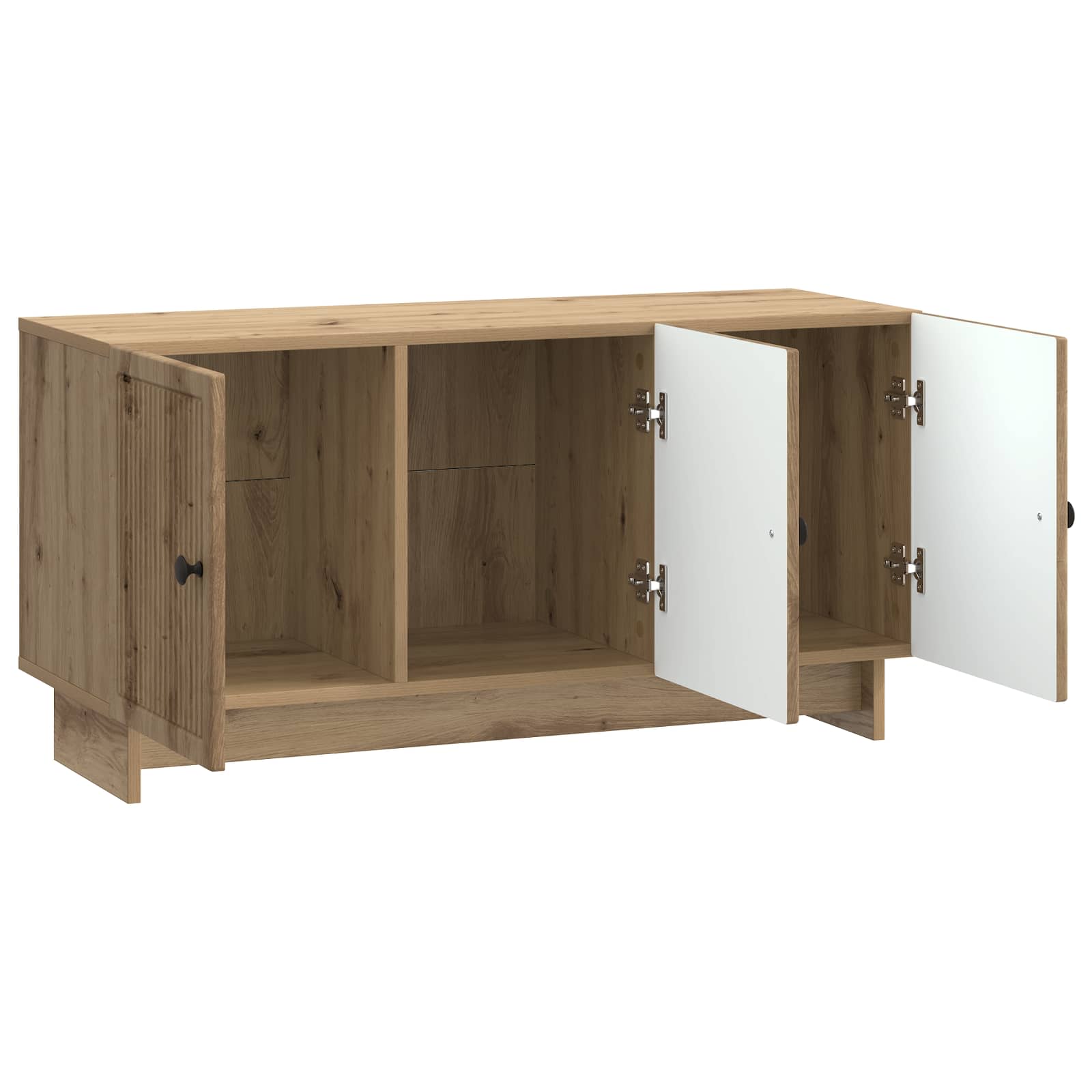 Meuble TV Chêne artisanal 99 x 34,5 x 50 cm Bois d'ingénierie - XIOS