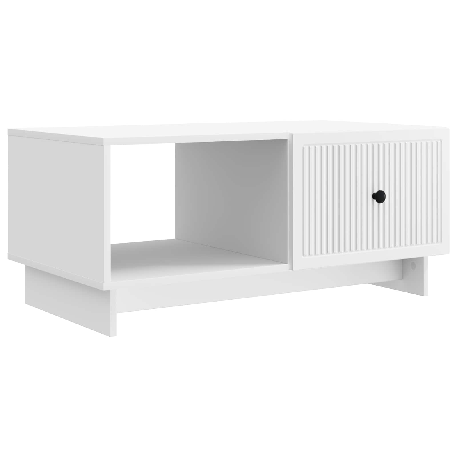 Table basse Blanc 90 x 50 x 40 cm Bois d'ingénierie - XIOS